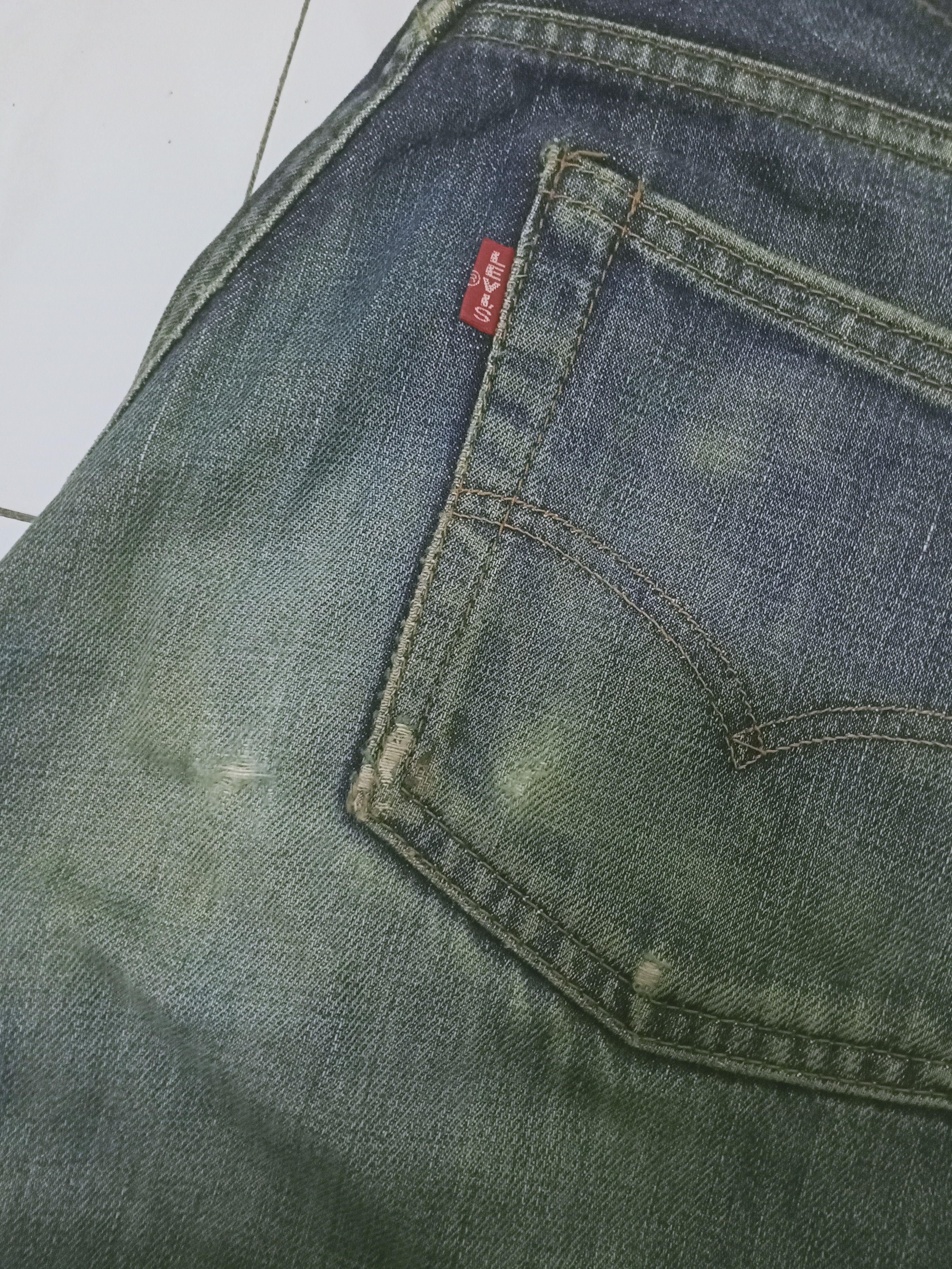 Levi's Vintage Levis 702 Selvedge Big E Blue Jeans Size US 30 / EU 46 - 8 Thumbnail