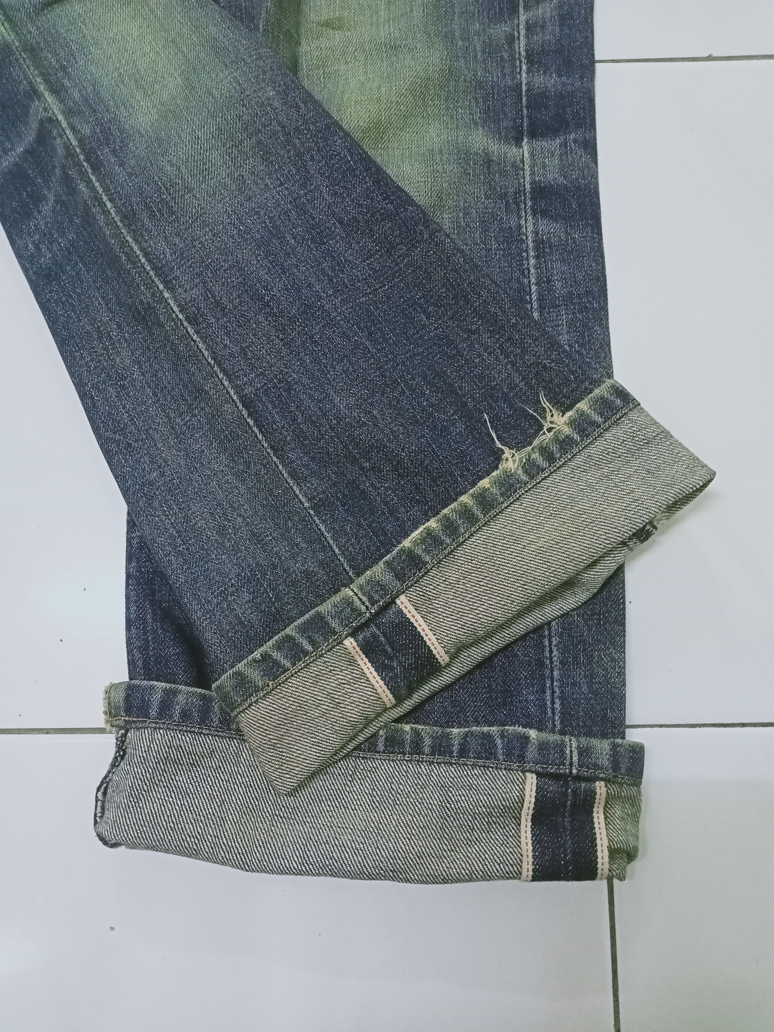 Levi's Vintage Levis 702 Selvedge Big E Blue Jeans Size US 30 / EU 46 - 5 Thumbnail