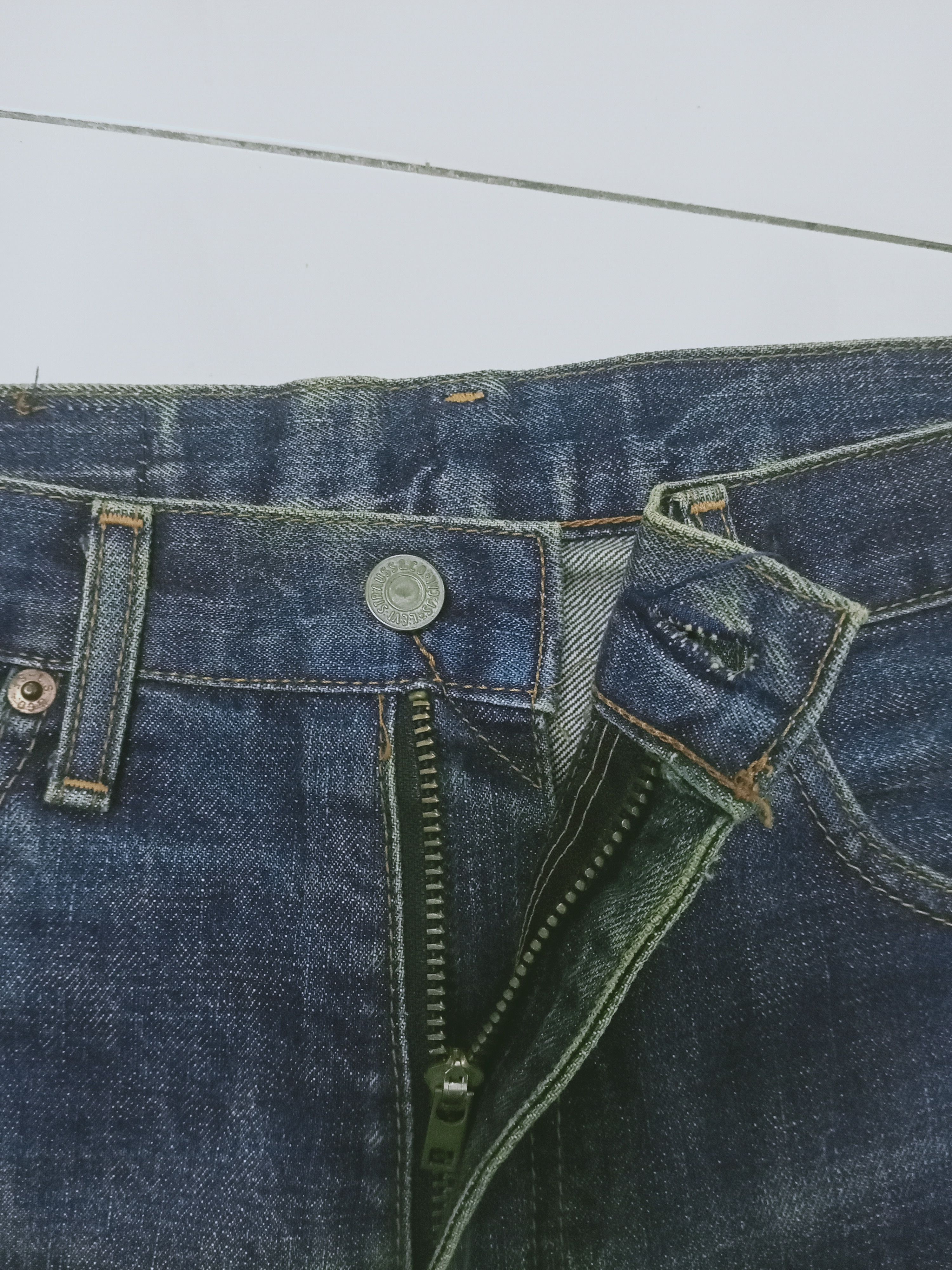 Levi's Vintage Levis 702 Selvedge Big E Blue Jeans Size US 30 / EU 46 - 6 Thumbnail