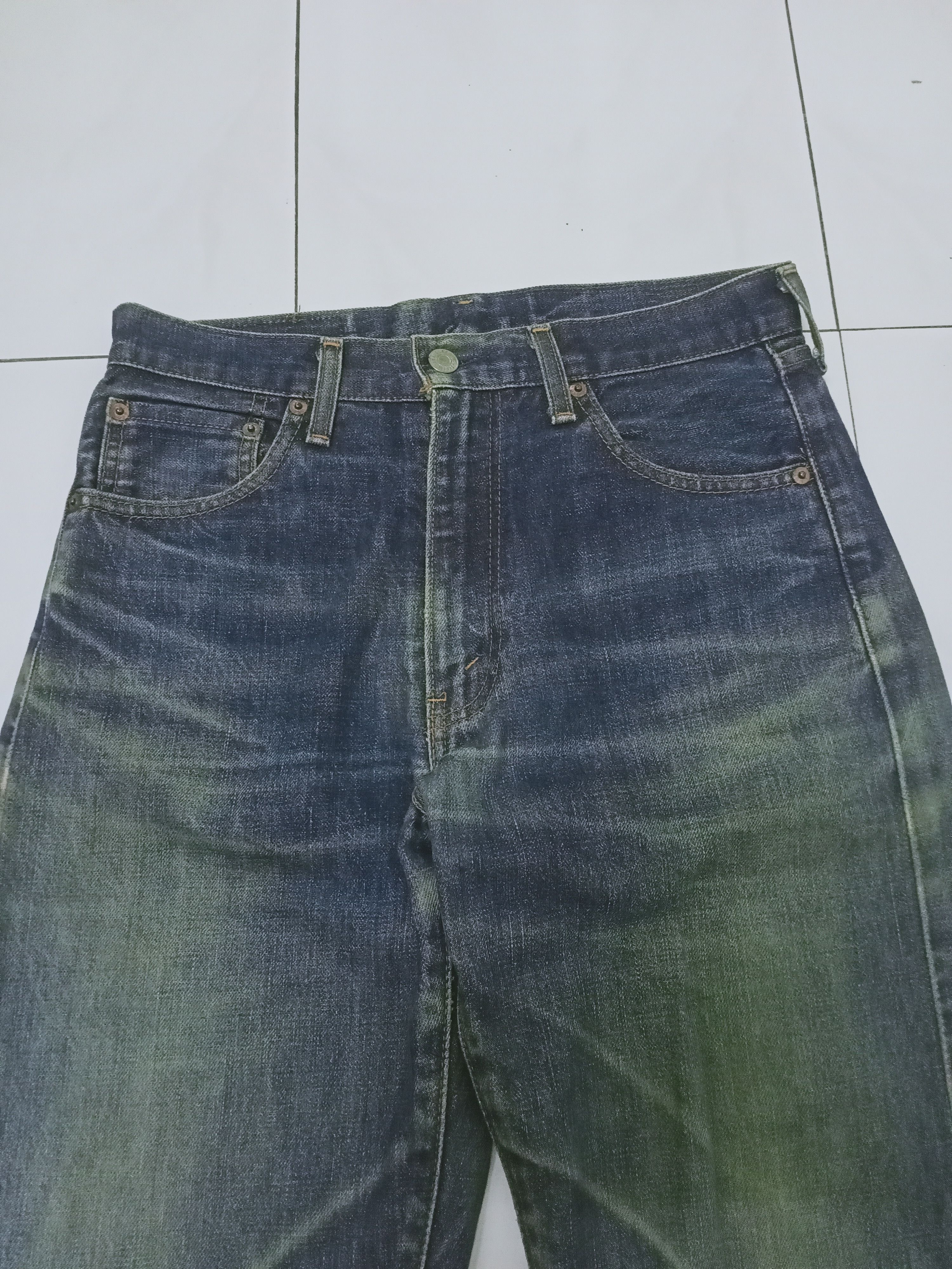 Levi's Vintage Levis 702 Selvedge Big E Blue Jeans Size US 30 / EU 46 - 3 Thumbnail