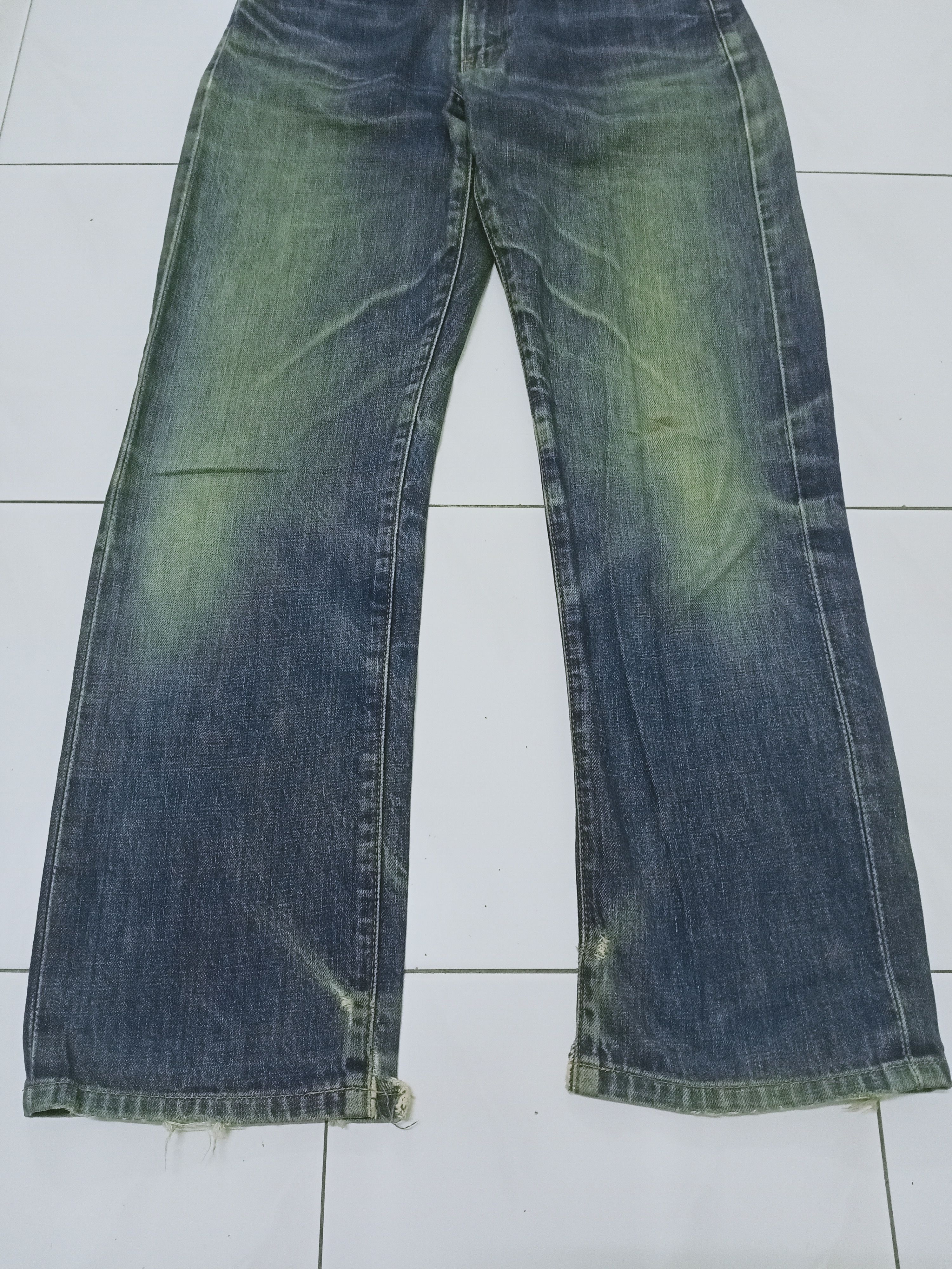 Levi's Vintage Levis 702 Selvedge Big E Blue Jeans Size US 30 / EU 46 - 4 Thumbnail