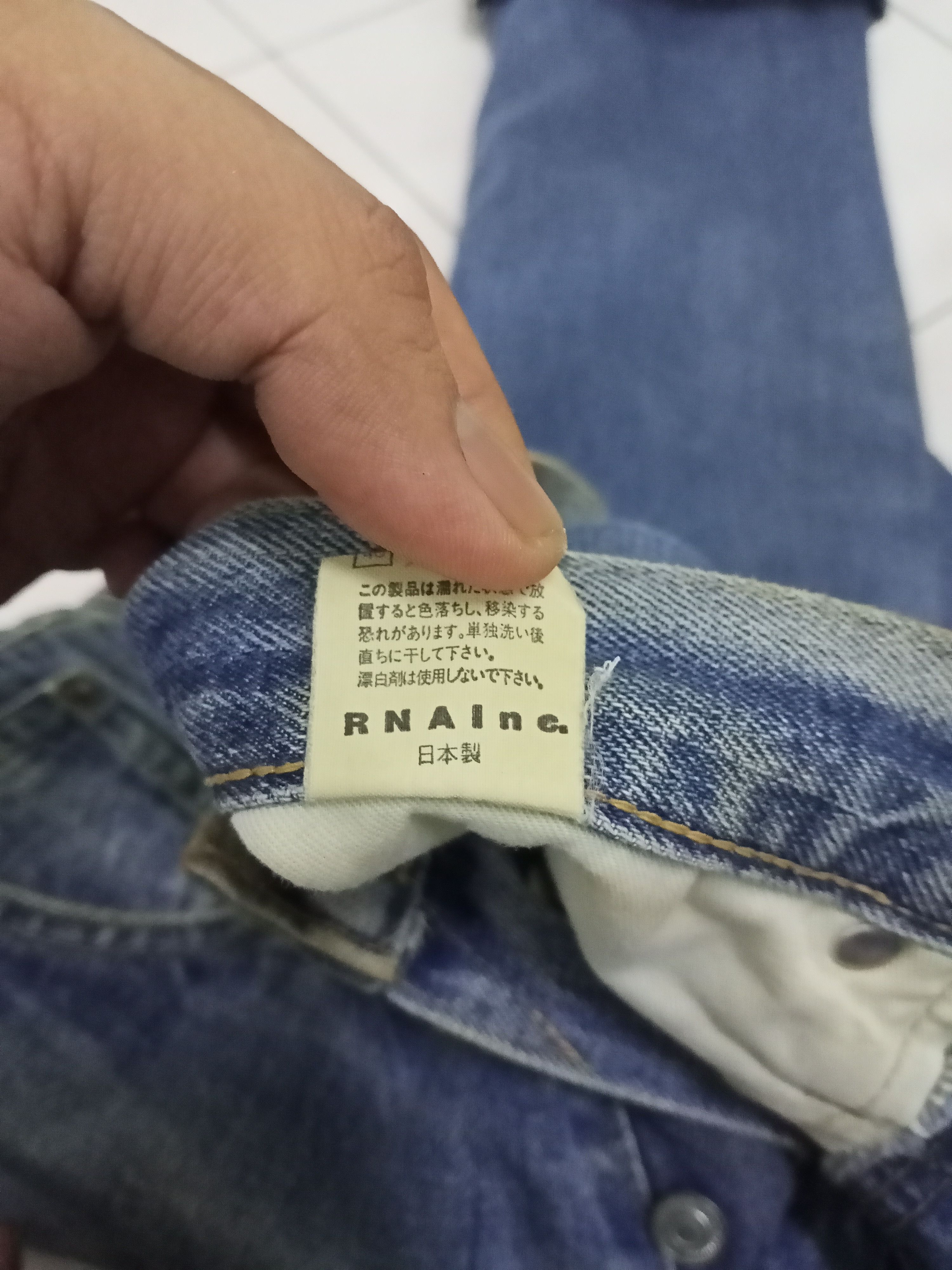 Japanese Brand RNA DNA Collection Antimode Selvedge Jeans Size US 30 / EU 46 - 17 Thumbnail