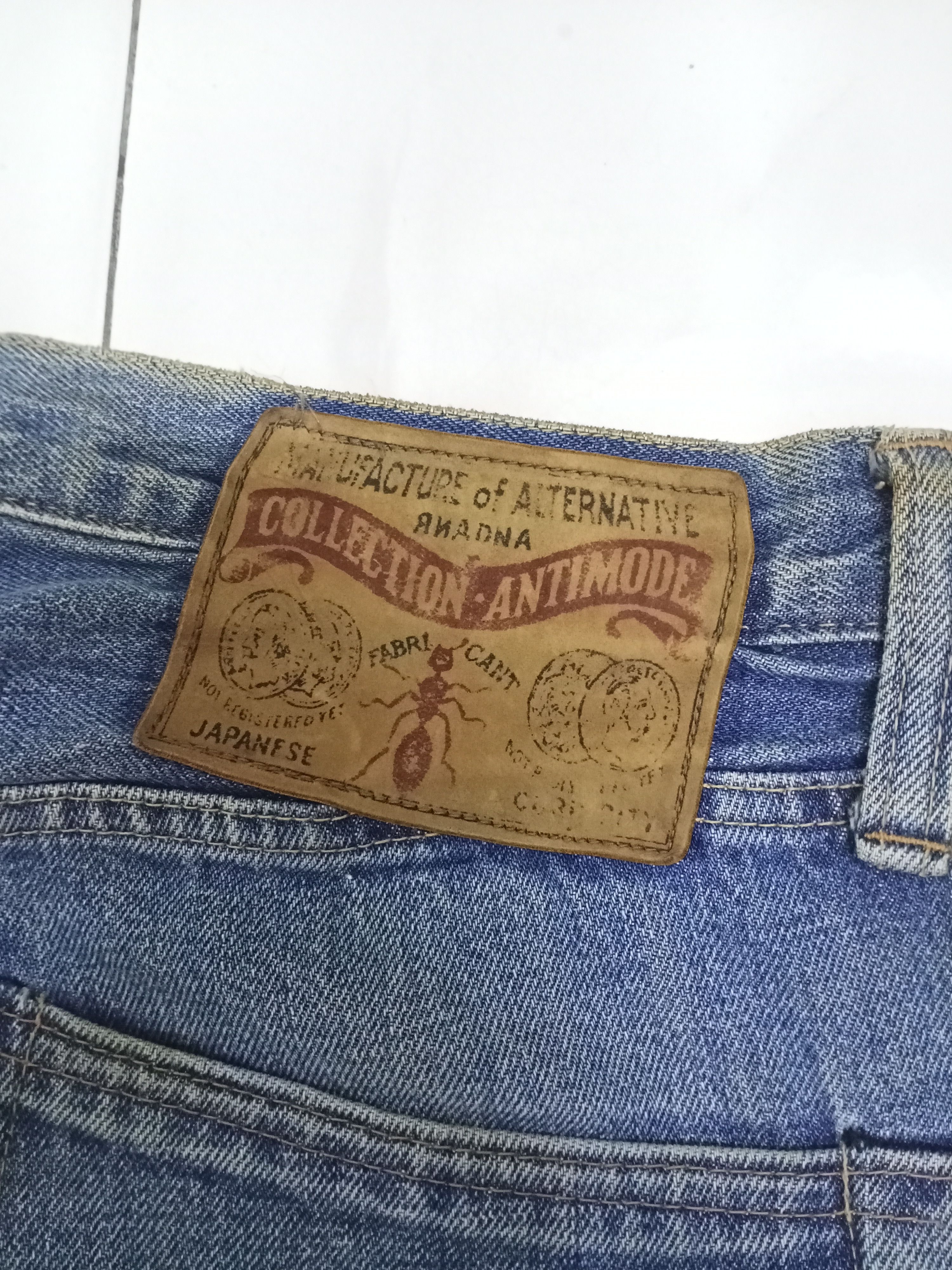Japanese Brand RNA DNA Collection Antimode Selvedge Jeans Size US 30 / EU 46 - 13 Thumbnail