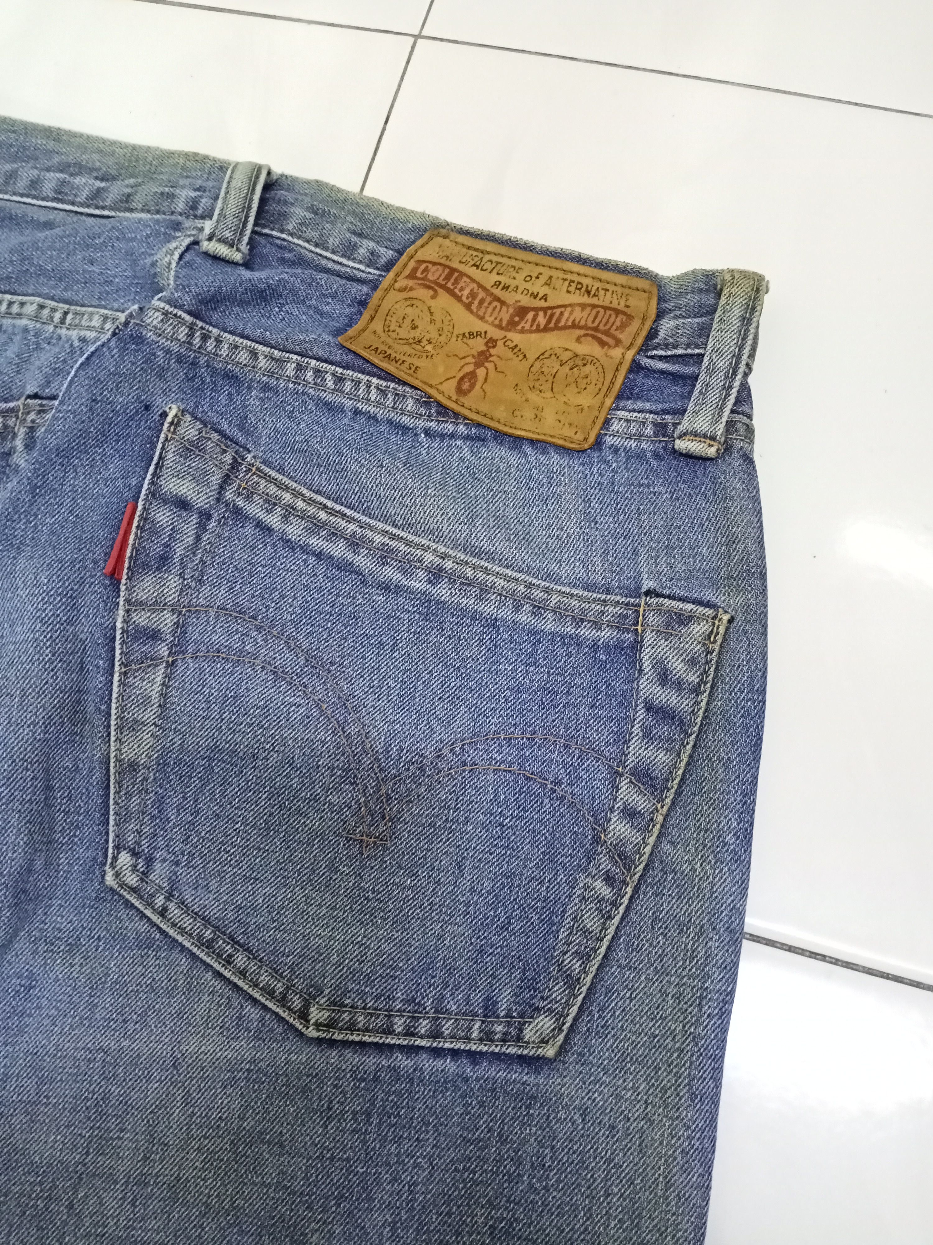 Japanese Brand RNA DNA Collection Antimode Selvedge Jeans Size US 30 / EU 46 - 12 Thumbnail