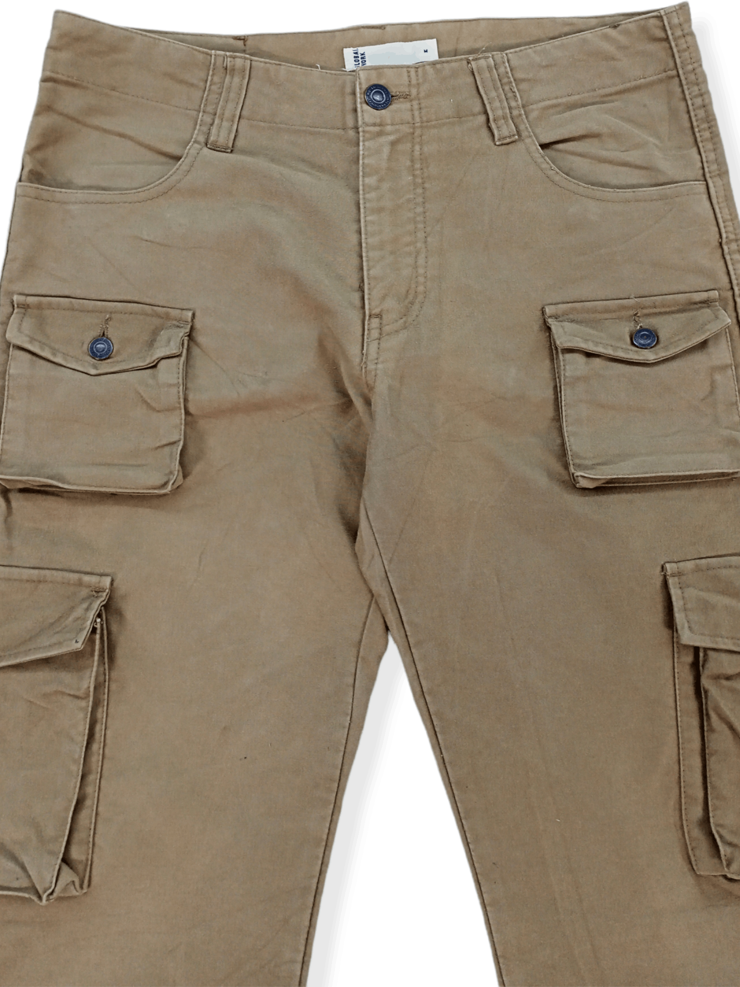 Japanese Brand Global Work Multi Pocket 3d Cargo Pants Size US 32 / EU 48 - 4 Thumbnail