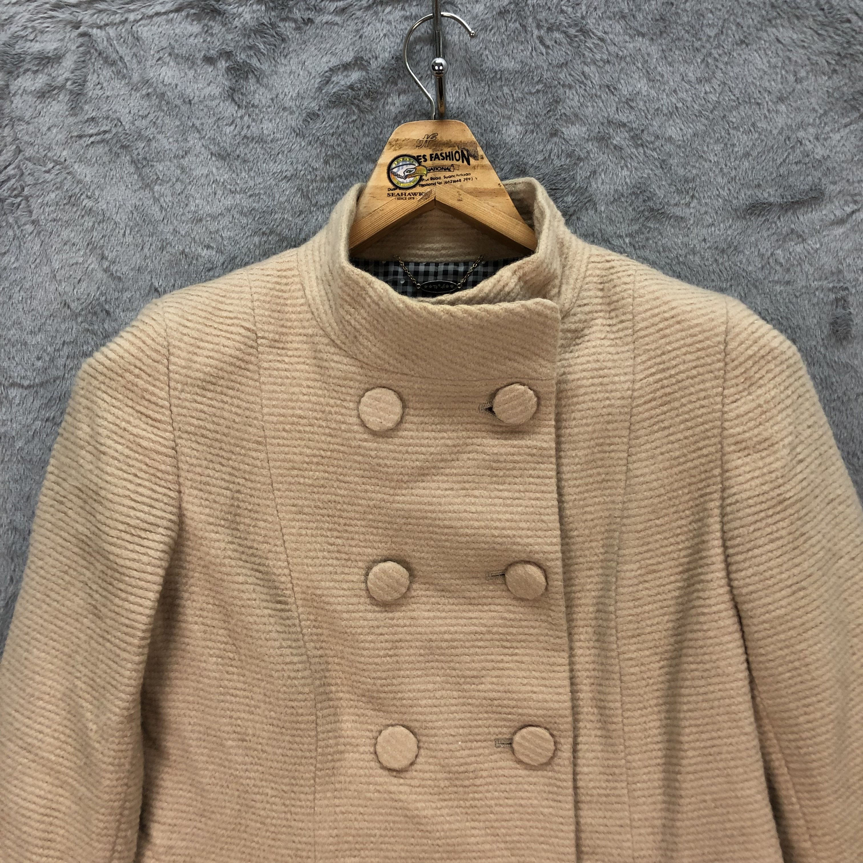 agnes b. To b. by agnes b. DOUBLE BREASTED COAT #5519-195 Size XS / US 0-2 / IT 36-38 - 2 Thumbnail