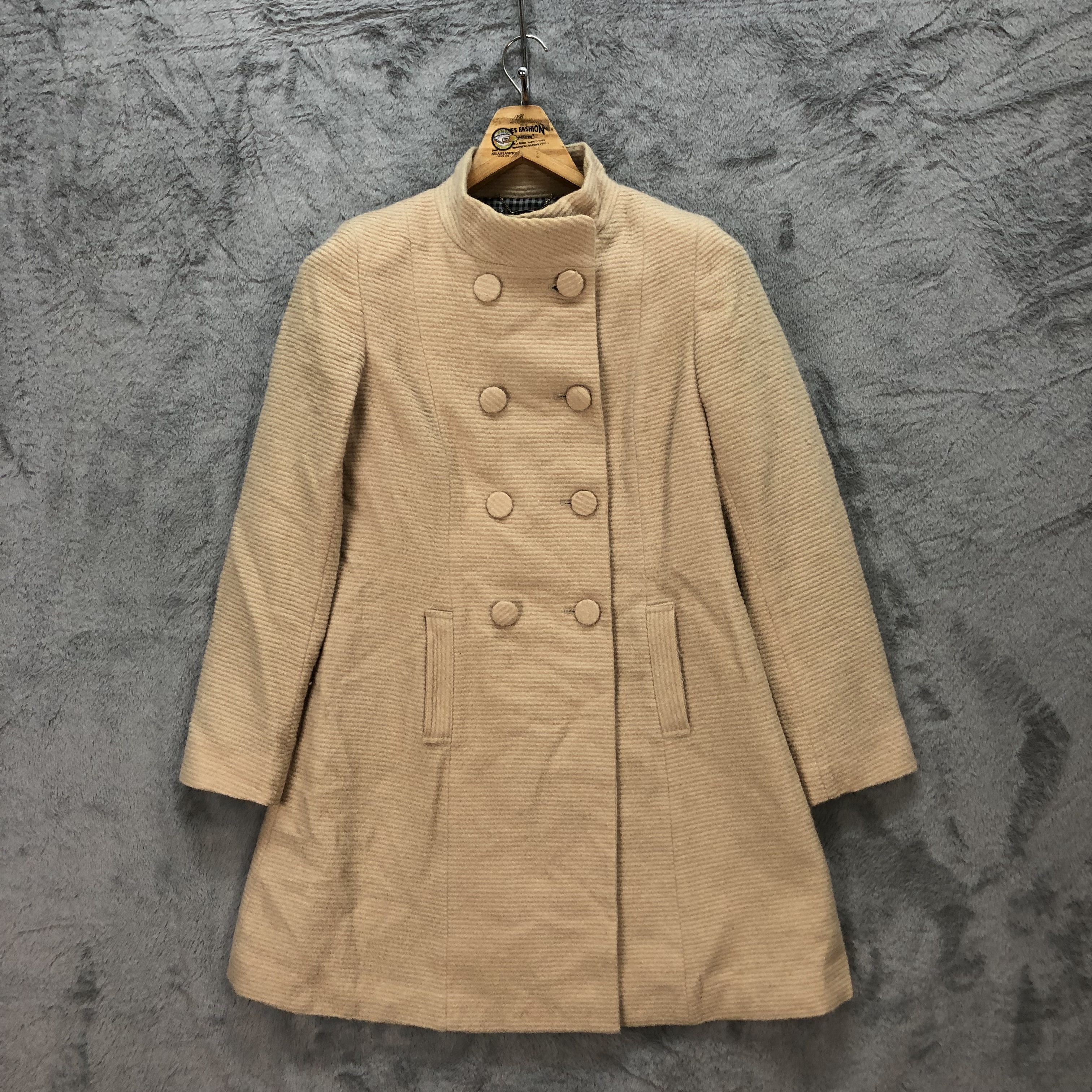 agnes b. To b. by agnes b. DOUBLE BREASTED COAT #5519-195 Size XS / US 0-2 / IT 36-38 - 1 Thumbnail
