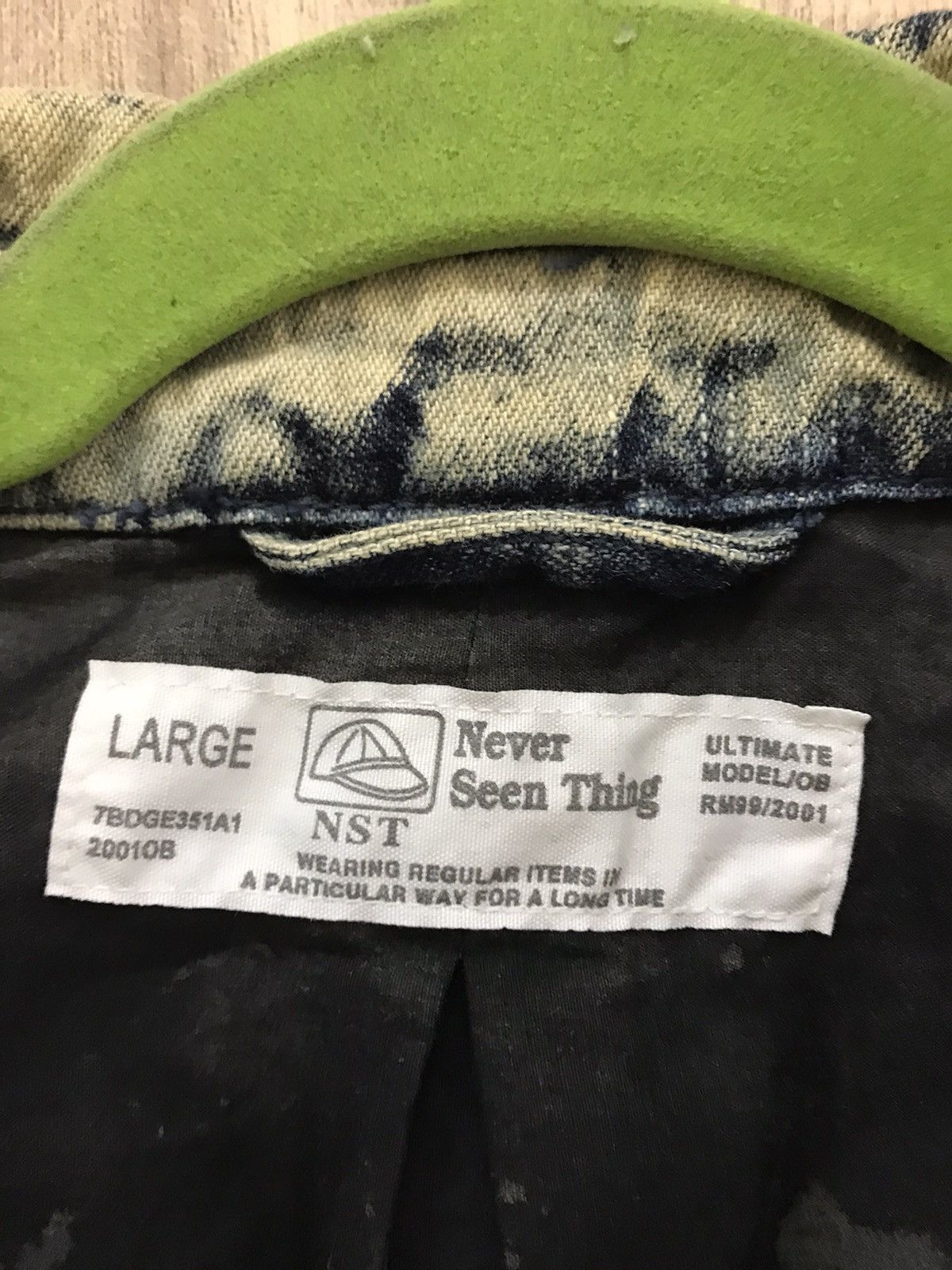 NST Never Seen Things 90s Grunge Acid Fade Trench