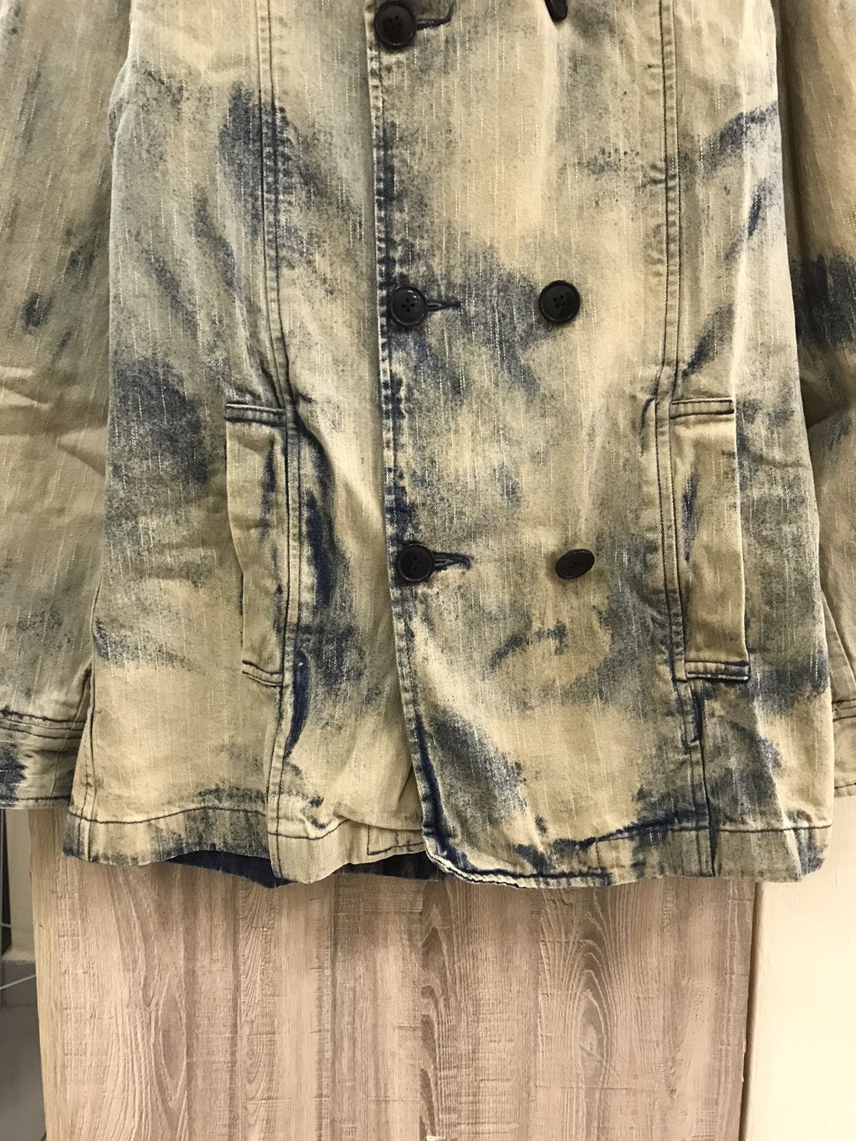 NST Never Seen Things 90s Grunge Acid Fade Trench