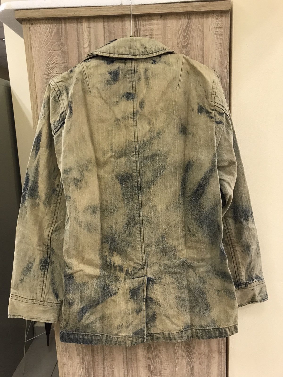 NST Never Seen Things 90s Grunge Acid Fade Trench