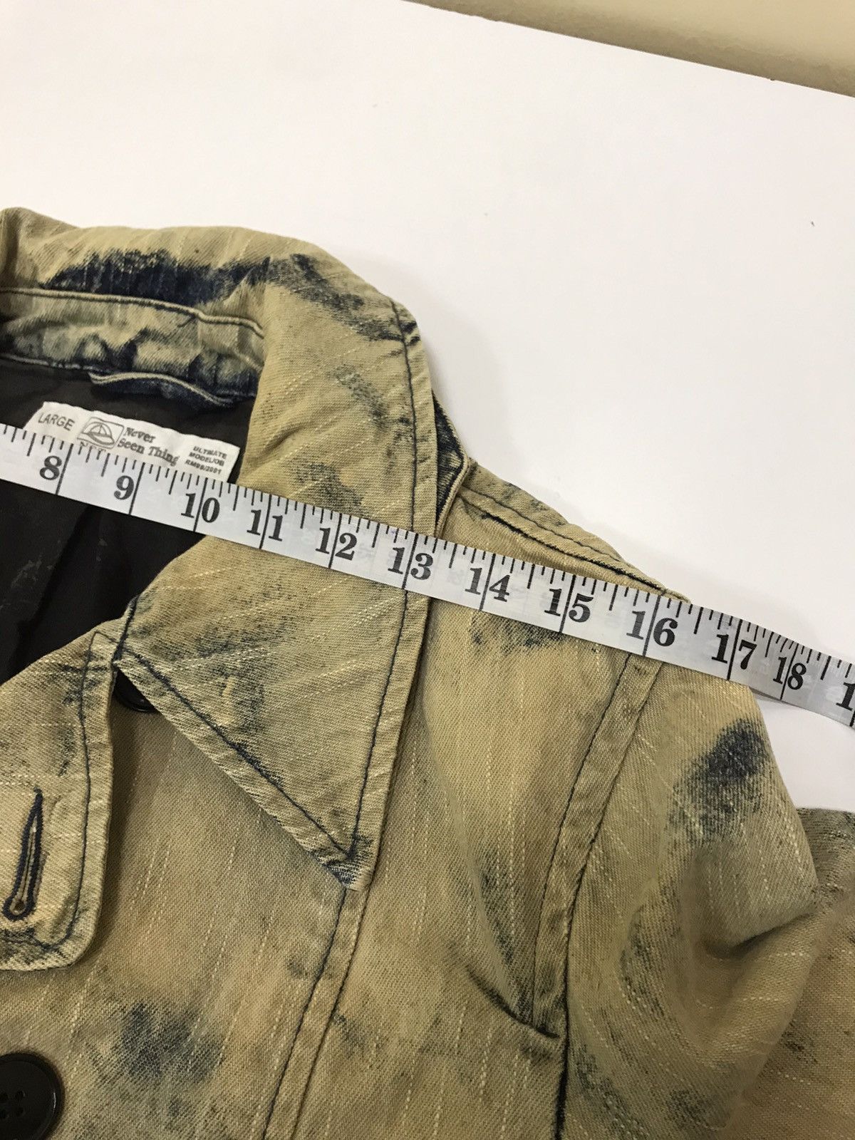 NST Never Seen Things 90s Grunge Acid Fade Trench