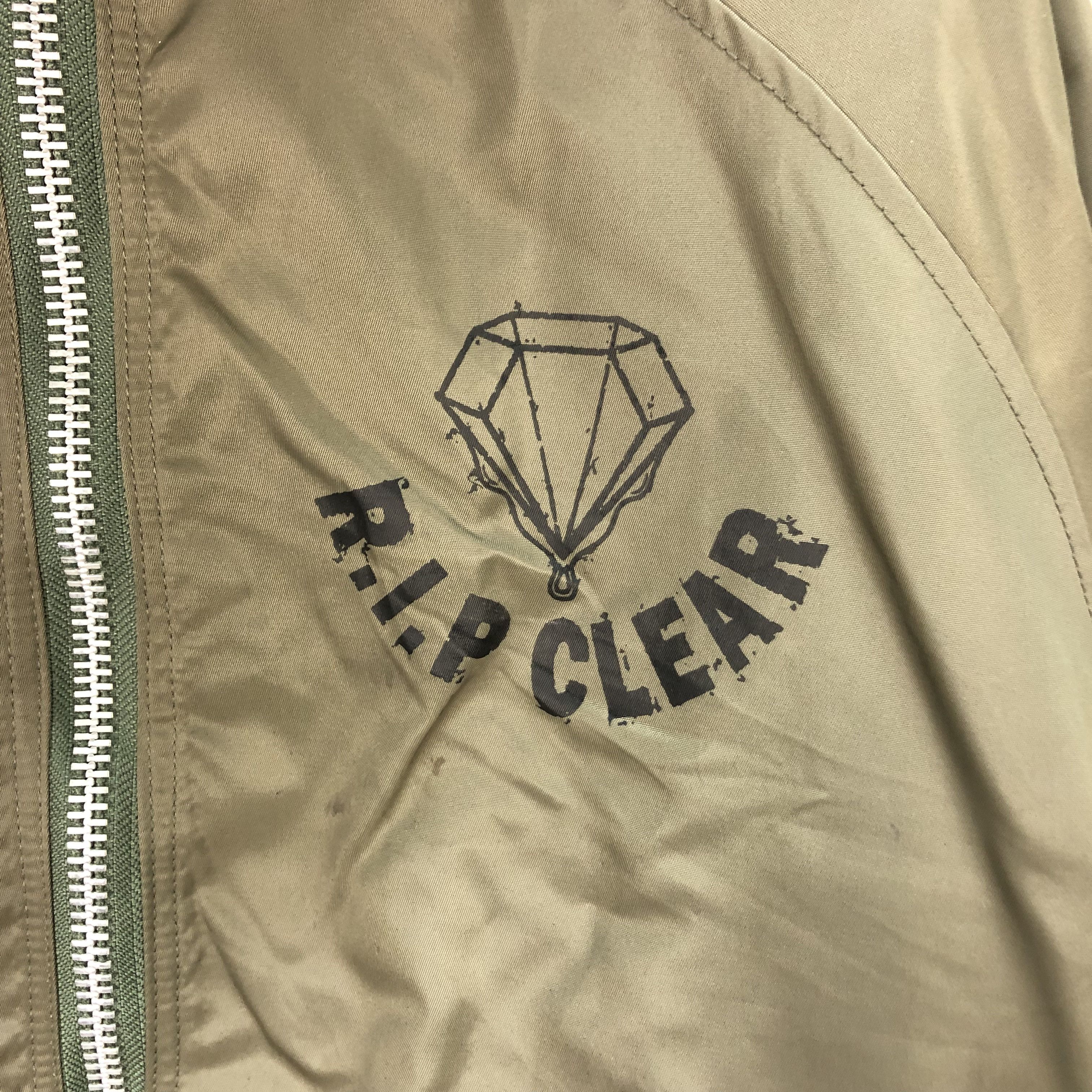 Japanese Brand R.I.P CLEAR FUR HOODED MA-1 BOMBER JACKET #5530-195 Size US L / EU 52-54 / 3 - 3 Thumbnail