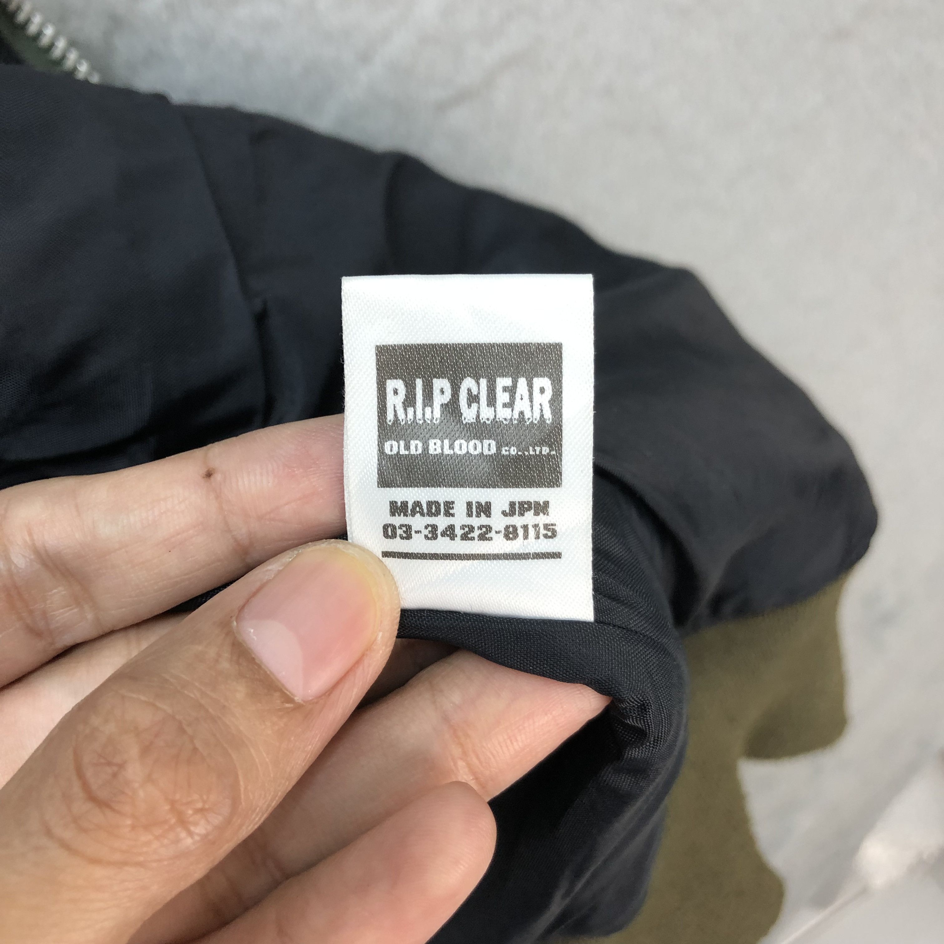 Japanese Brand R.I.P CLEAR FUR HOODED MA-1 BOMBER JACKET #5530-195 Size US L / EU 52-54 / 3 - 11 Thumbnail