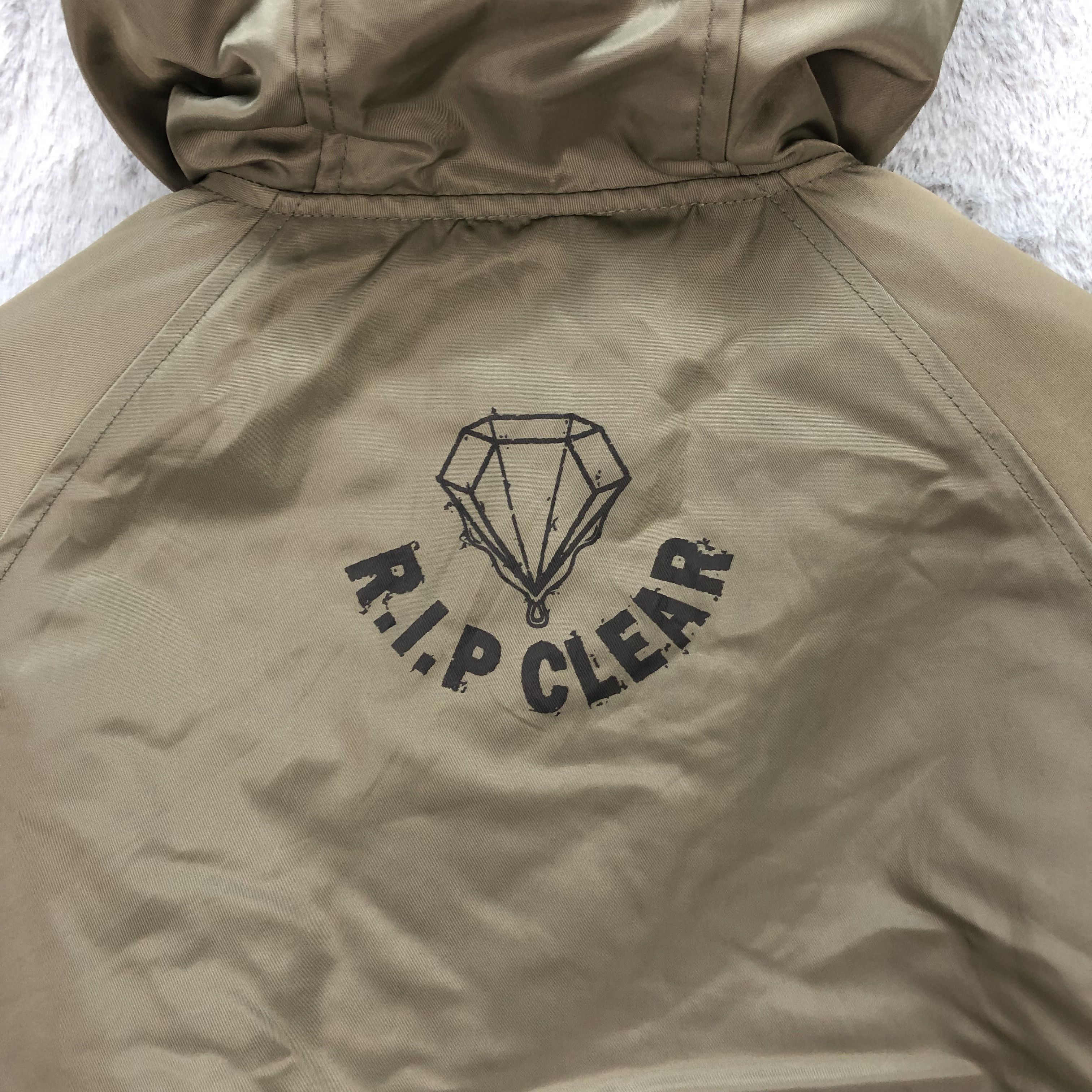 Japanese Brand R.I.P CLEAR FUR HOODED MA-1 BOMBER JACKET #5530-195 Size US L / EU 52-54 / 3 - 14 Thumbnail