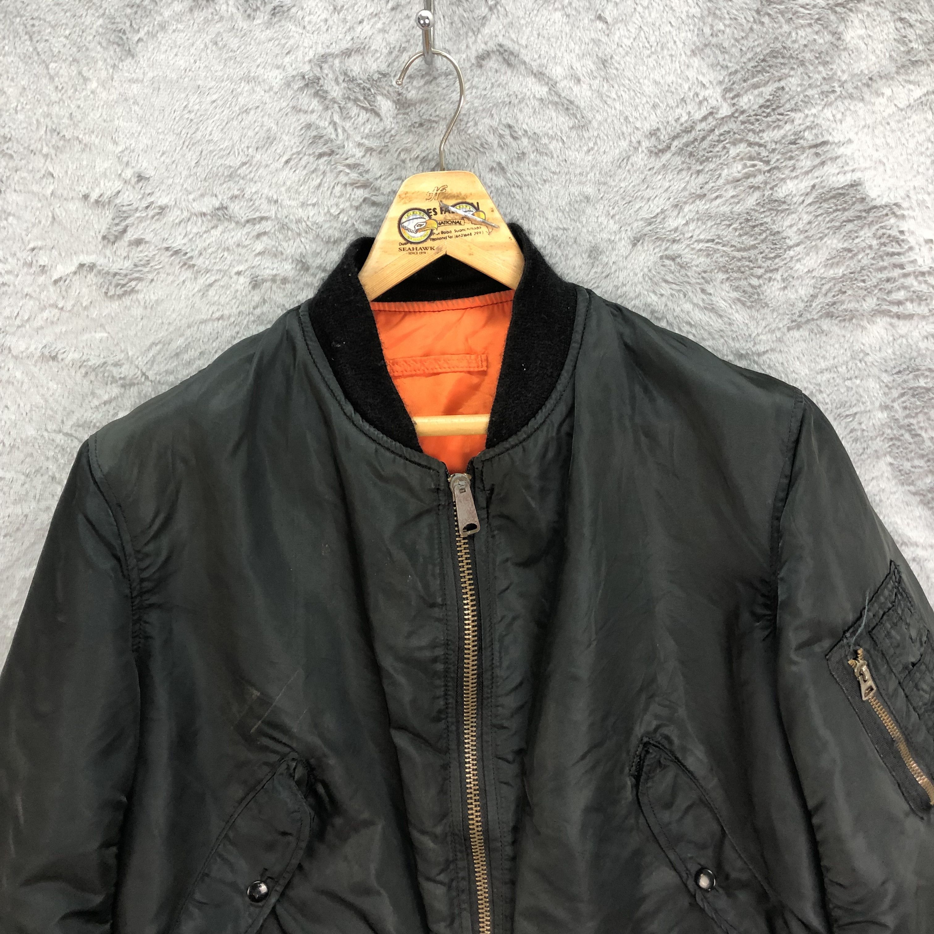 Alpha Industries Vintage Alpha Industries USAF Bomber Jacket #4723-165 Size US L / EU 52-54 / 3 - 2 Thumbnail