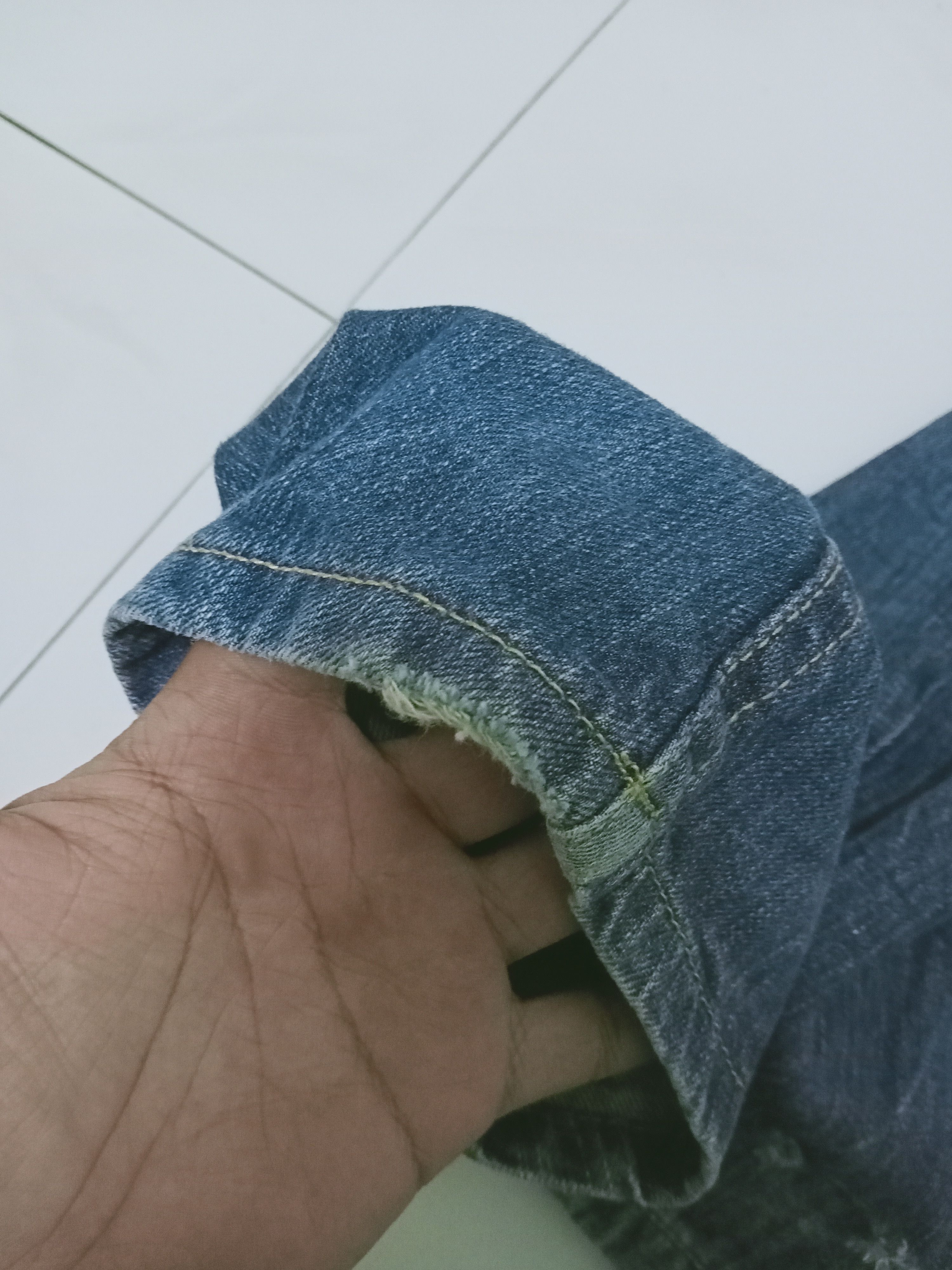 Japanese Brand Japanese Brand Clef De Sol Double Waist Denim Jeans Size US 31 - 17 Thumbnail
