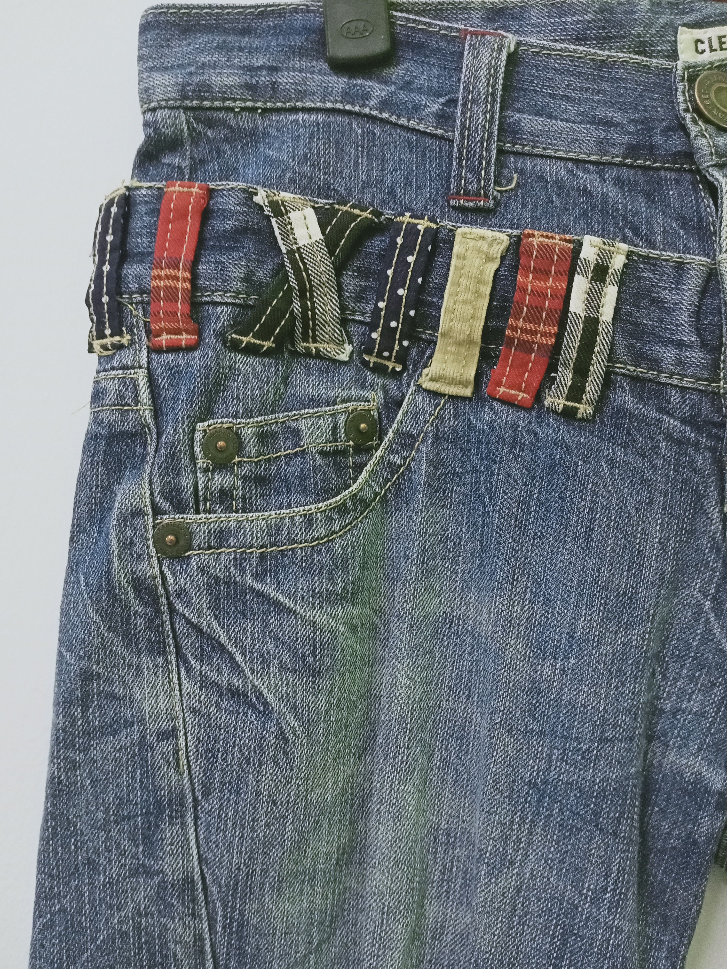 Japanese Brand Japanese Brand Clef De Sol Double Waist Denim Jeans Size US 31 - 4 Thumbnail