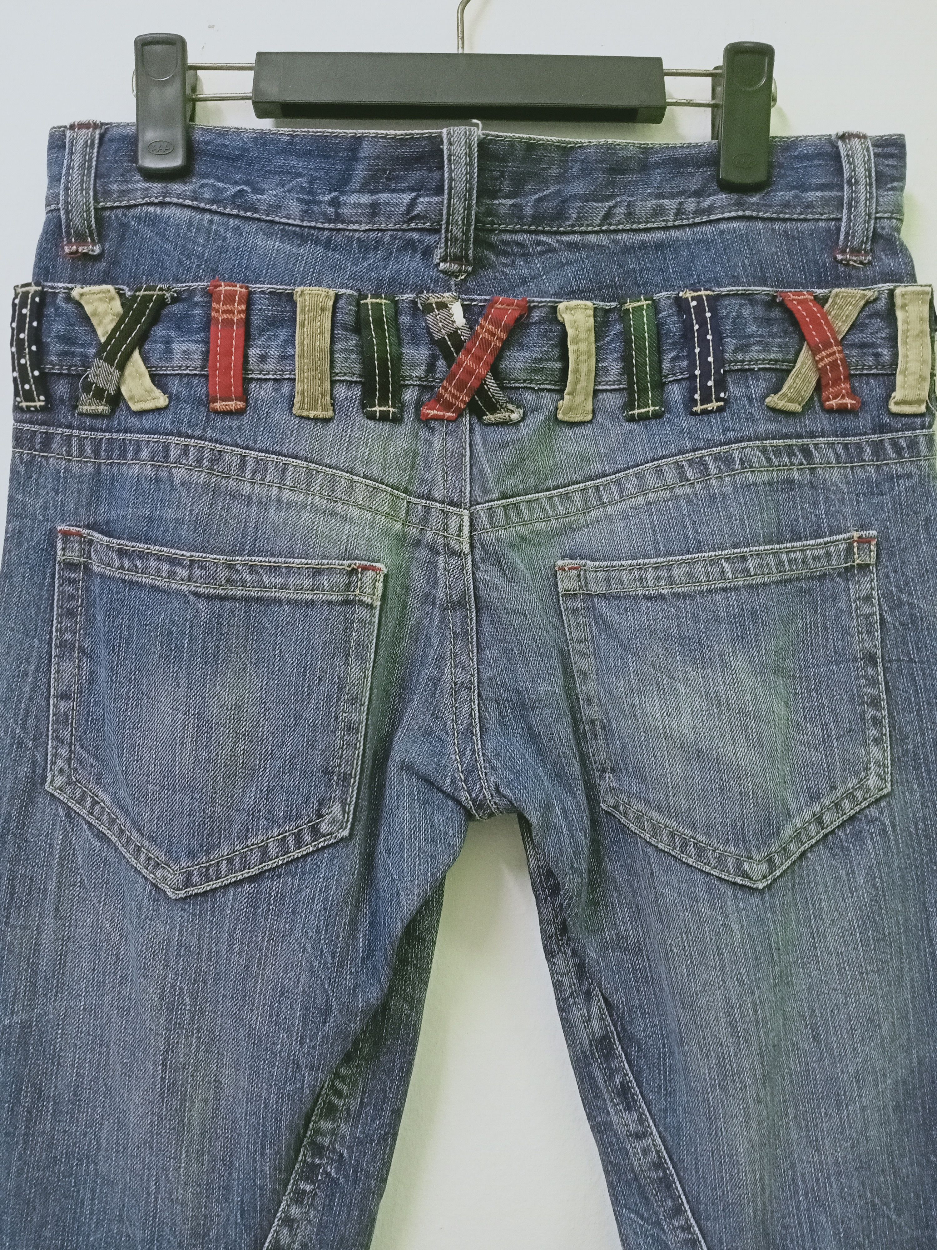 Japanese Brand Japanese Brand Clef De Sol Double Waist Denim Jeans Size US 31 - 11 Thumbnail
