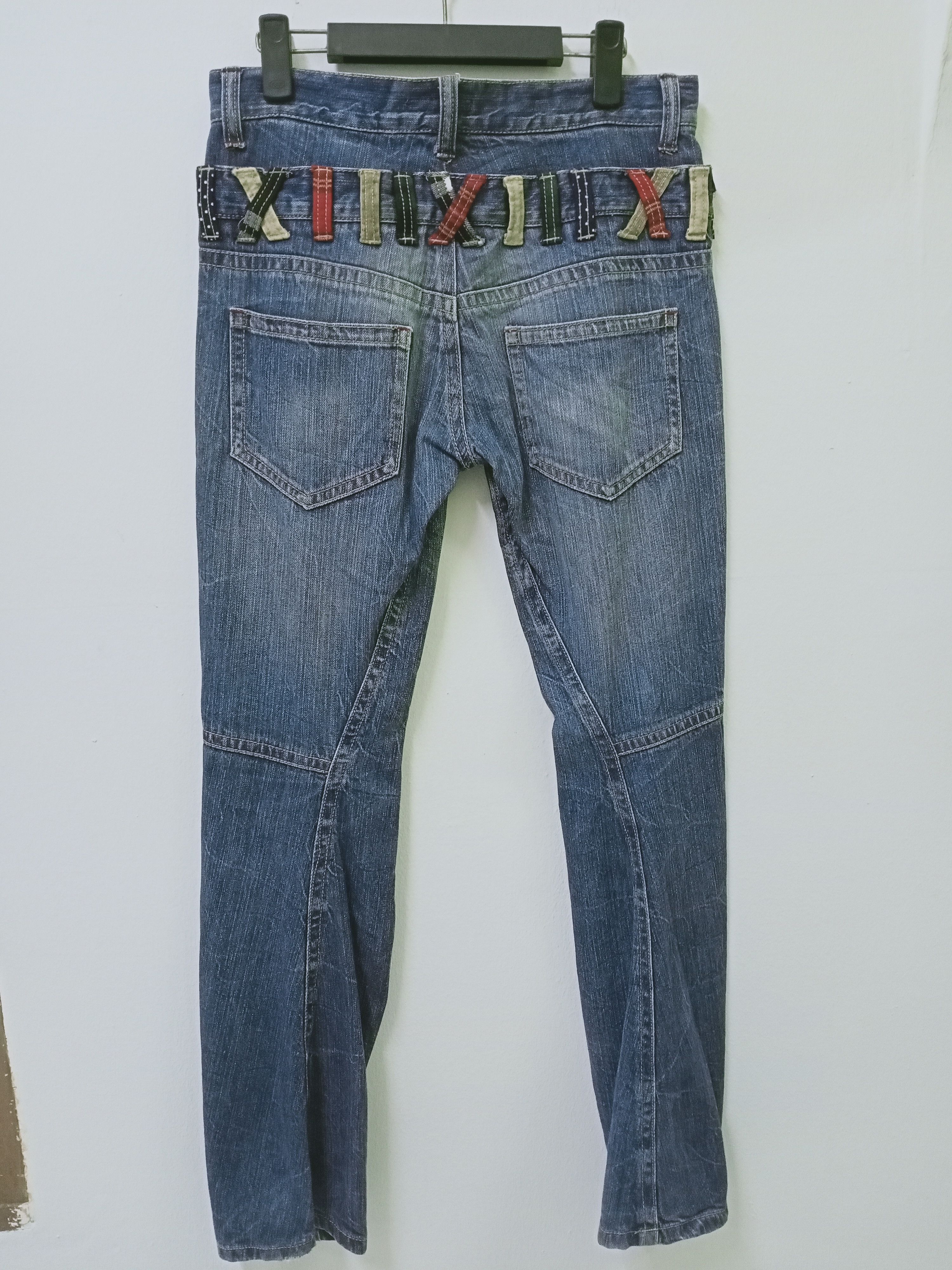Japanese Brand Japanese Brand Clef De Sol Double Waist Denim Jeans Size US 31 - 10 Thumbnail