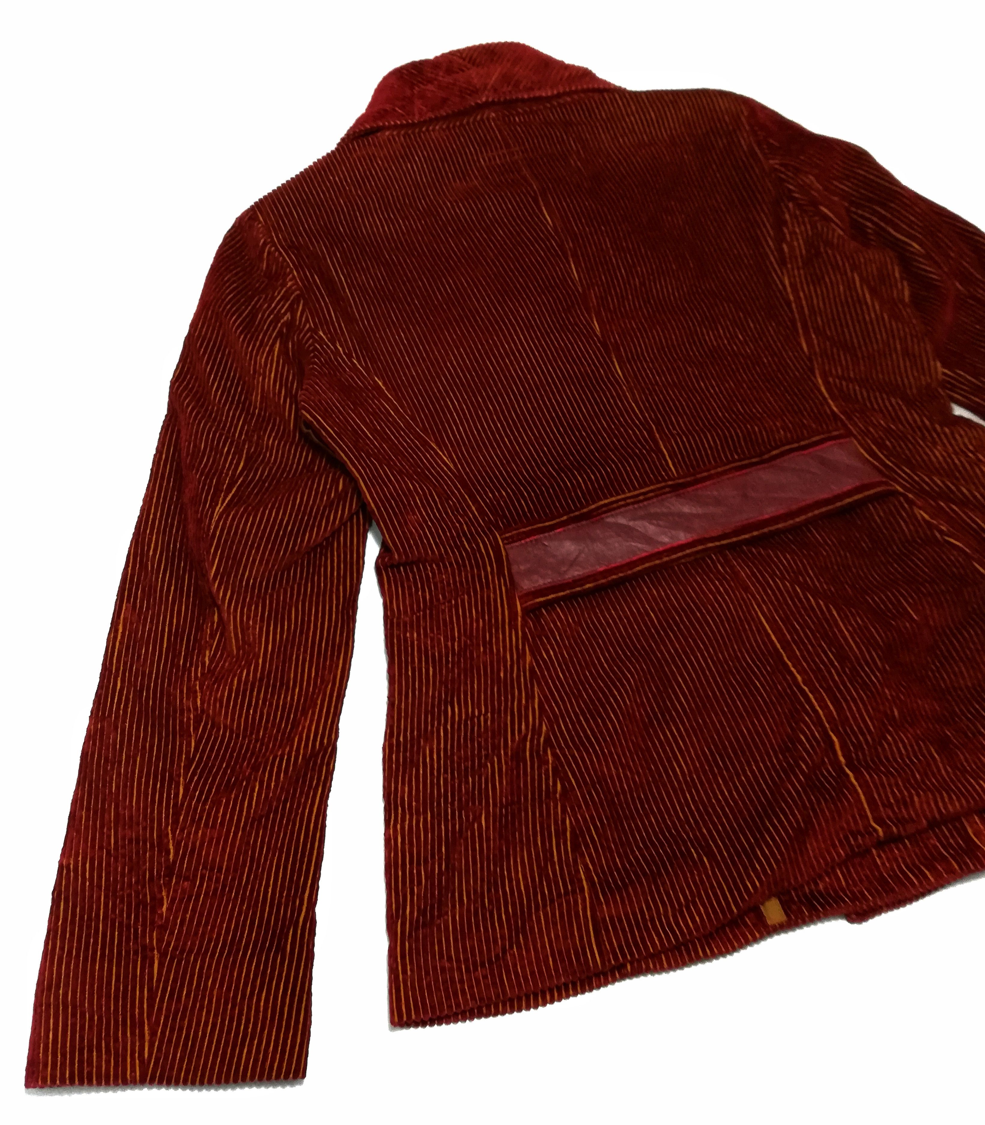Adolfo Dominguez 🔥GRAIL Adolfo Dominguez Double Breast Corduroy Exclusive🔥 Size US XS / EU 42 / 0 - 12 Thumbnail