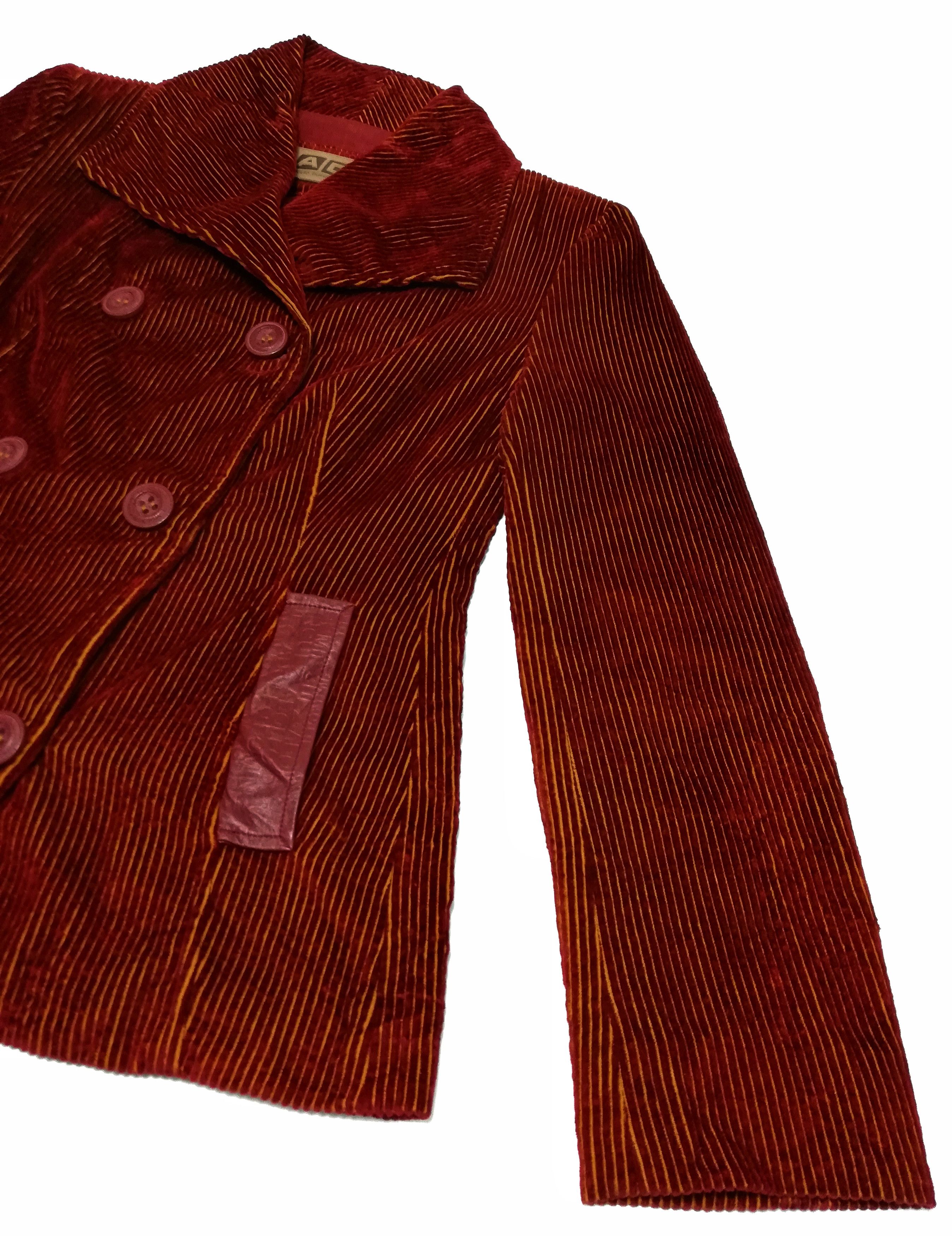 Adolfo Dominguez 🔥GRAIL Adolfo Dominguez Double Breast Corduroy Exclusive🔥 Size US XS / EU 42 / 0 - 4 Thumbnail
