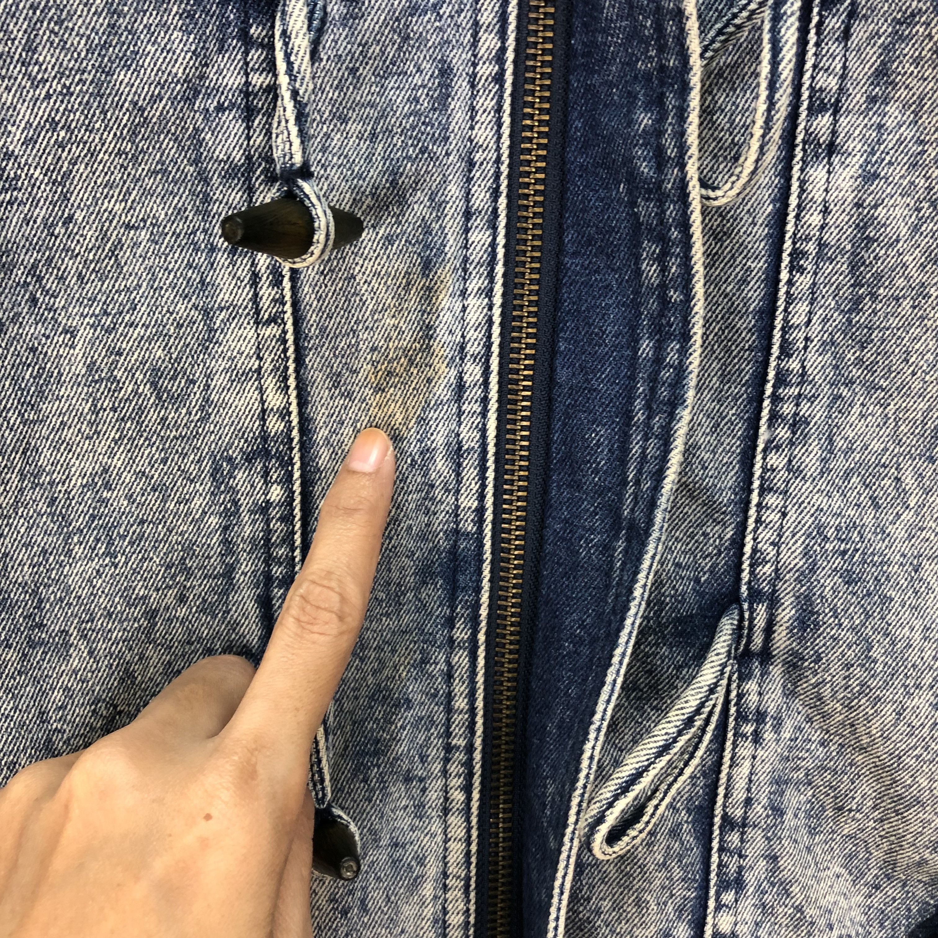 Japanese Brand RARE🔥 CRICKET Washed Denim Duffle Coat #4884-37 Size US XL / EU 56 / 4 - 10 Thumbnail