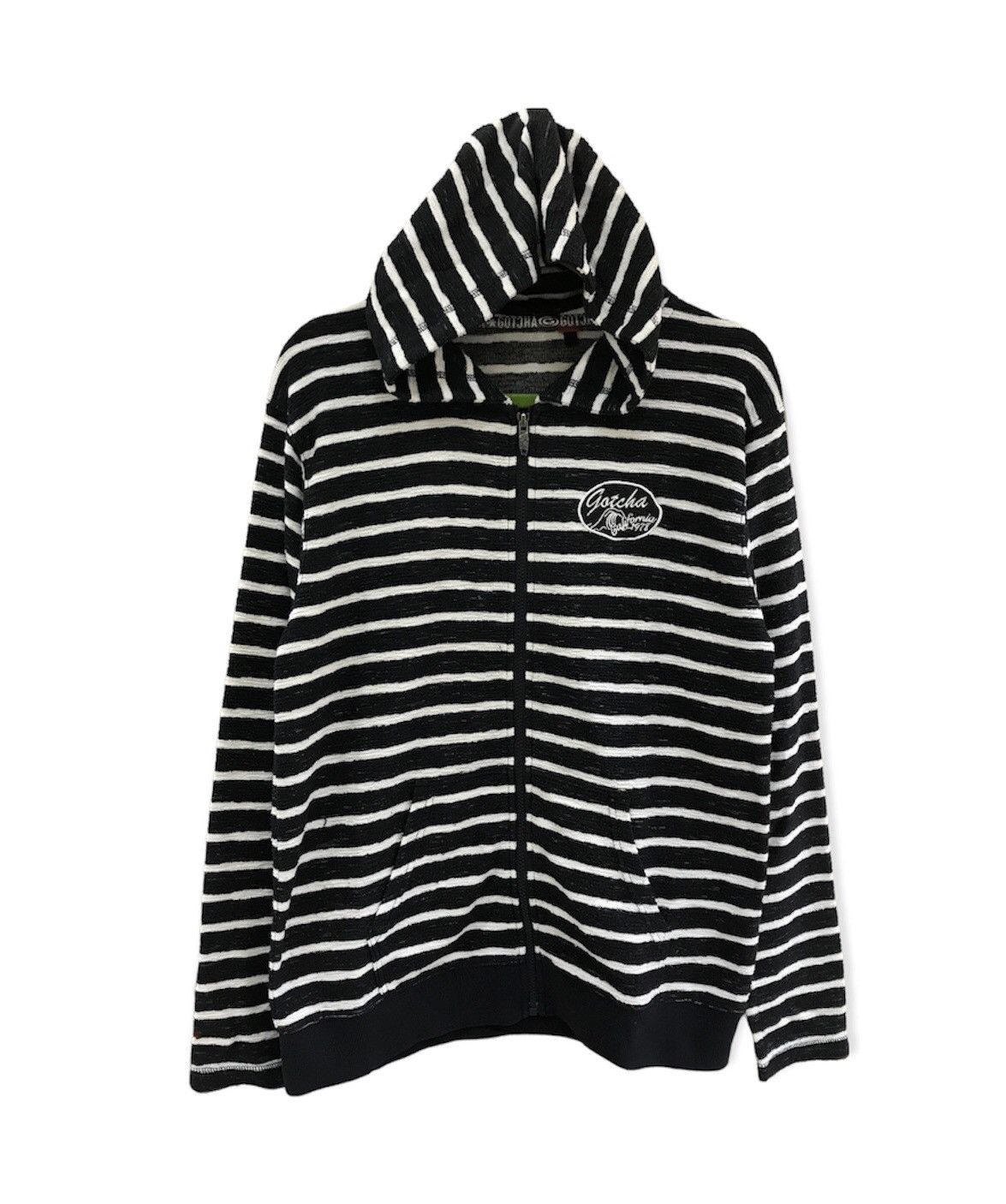 Gotcha Gotcha Stripe Stretchable Hoodie Jacket Size US L / EU 52-54 / 3 - 13 Thumbnail