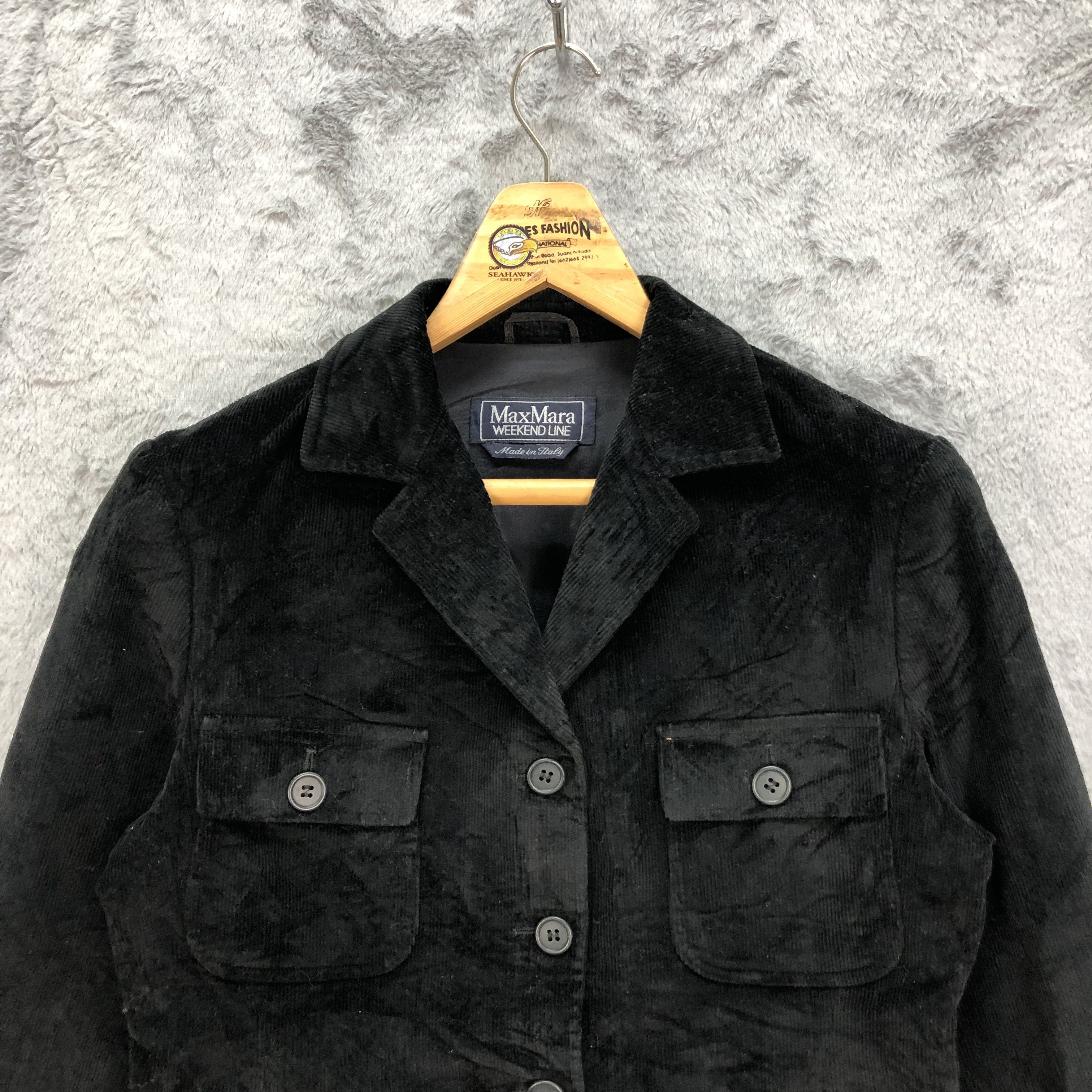Max Mara MAX MARA FOUR POCKET CORDUROY COAT JACKET #5489-192 Size S / US 4 / IT 40 - 2 Thumbnail
