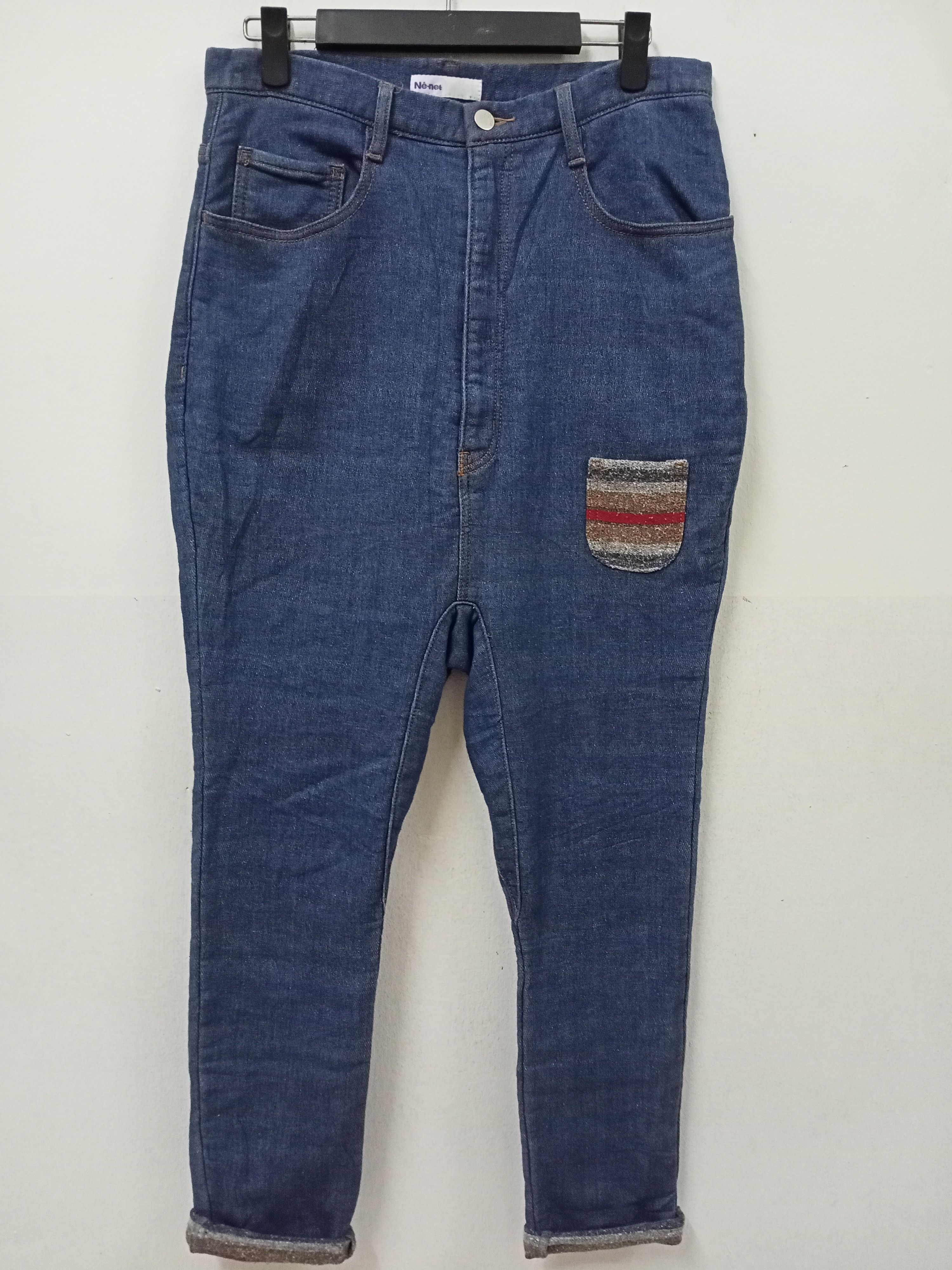 Ne-Net Ne-Net Knit Pocket High Waist Pants Size 31" - 1 Thumbnail