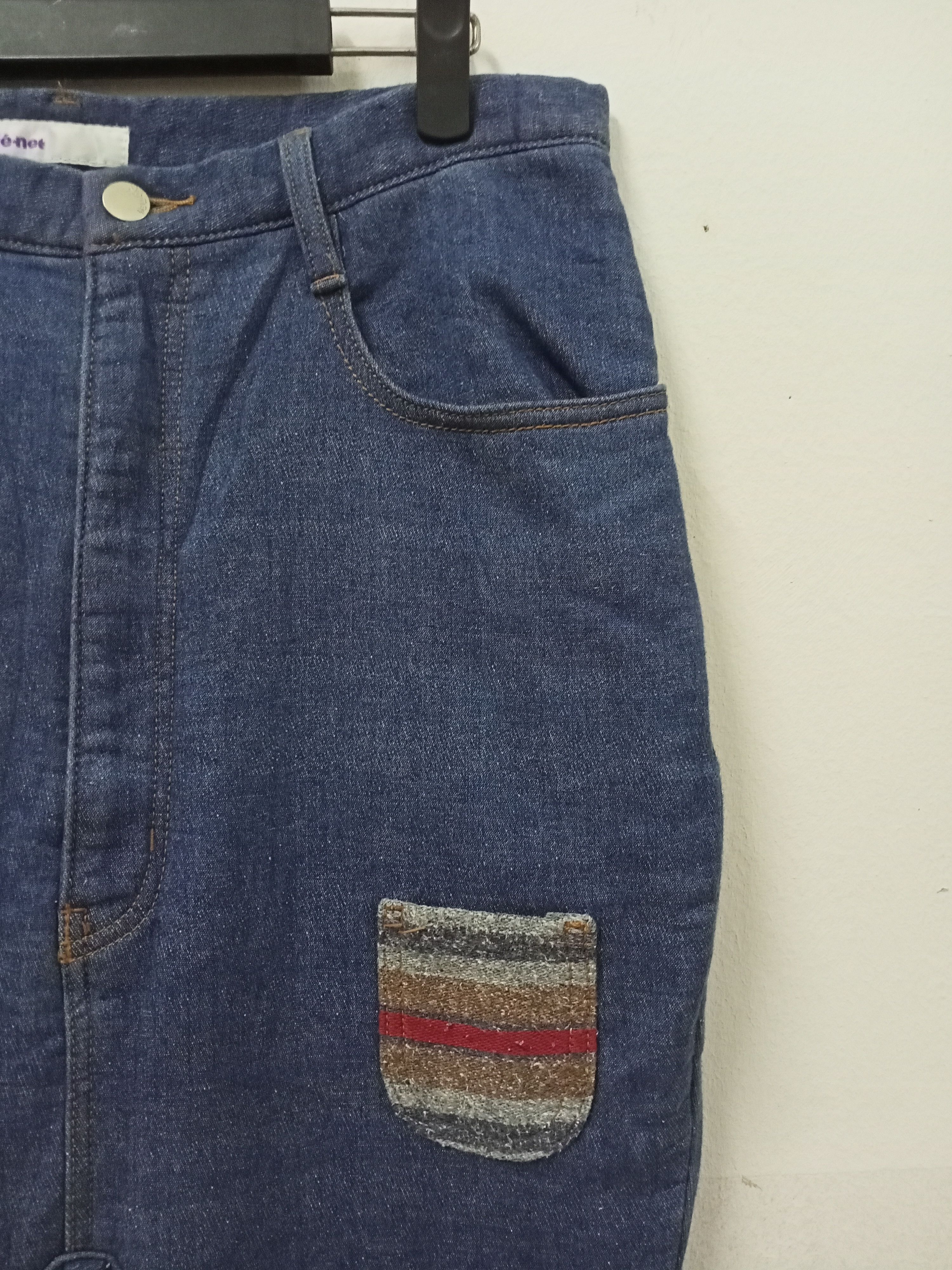 Ne-Net Ne-Net Knit Pocket High Waist Pants Size 31" - 3 Thumbnail