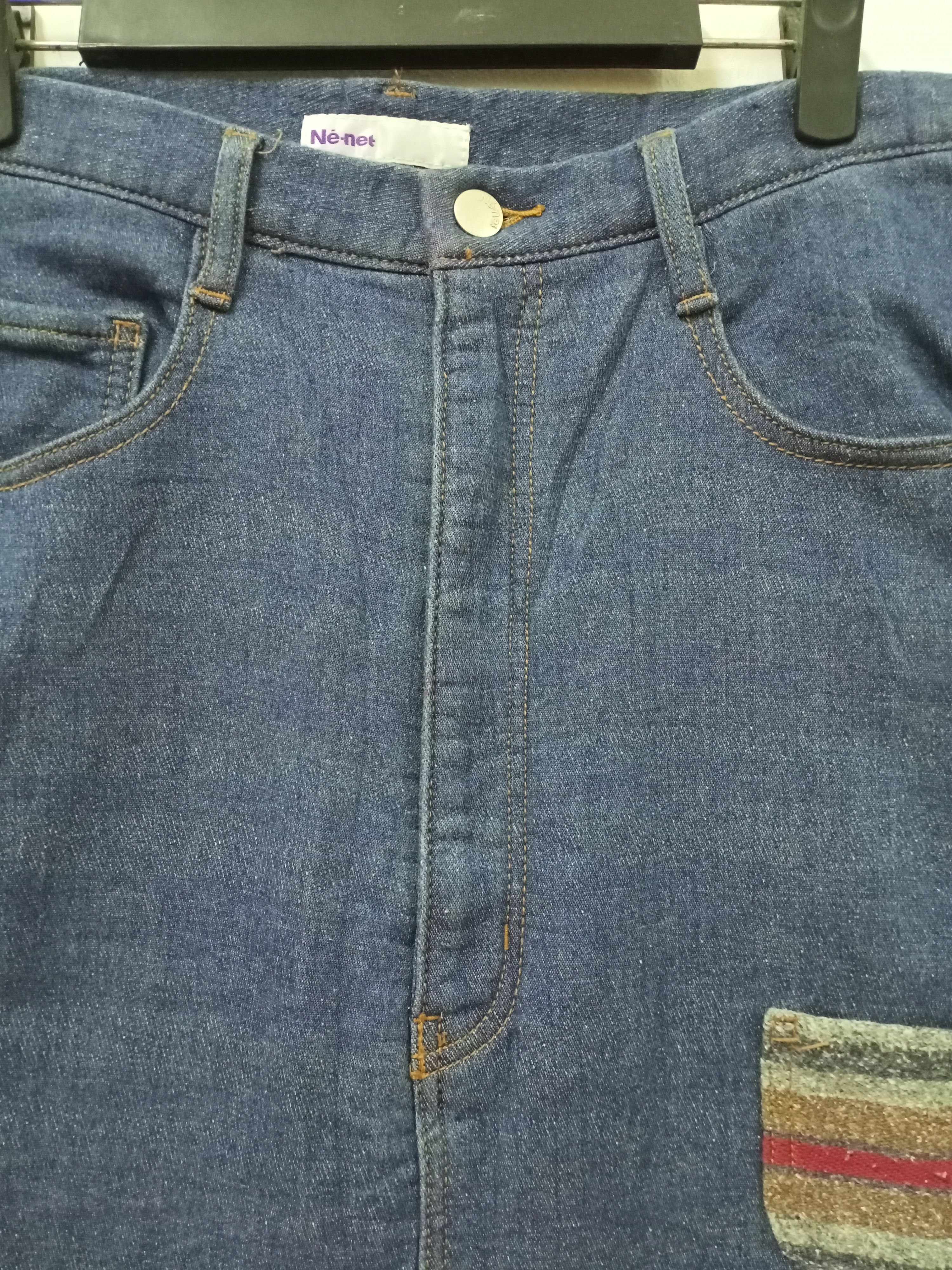 Ne-Net Ne-Net Knit Pocket High Waist Pants Size 31" - 6 Thumbnail