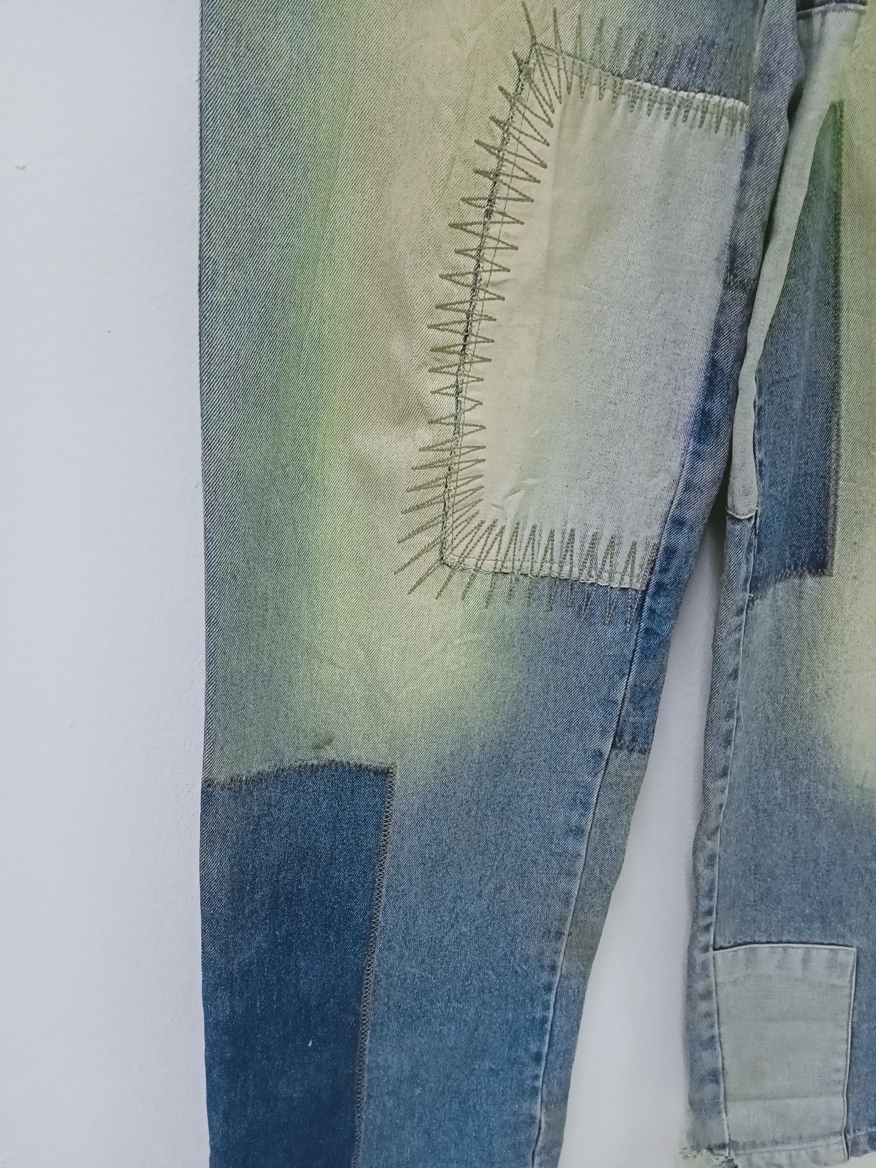 Akademiks Vintage Y2k Akademiks Patchwork Baggy Jean Size US 34 / EU 50 - 8 Thumbnail