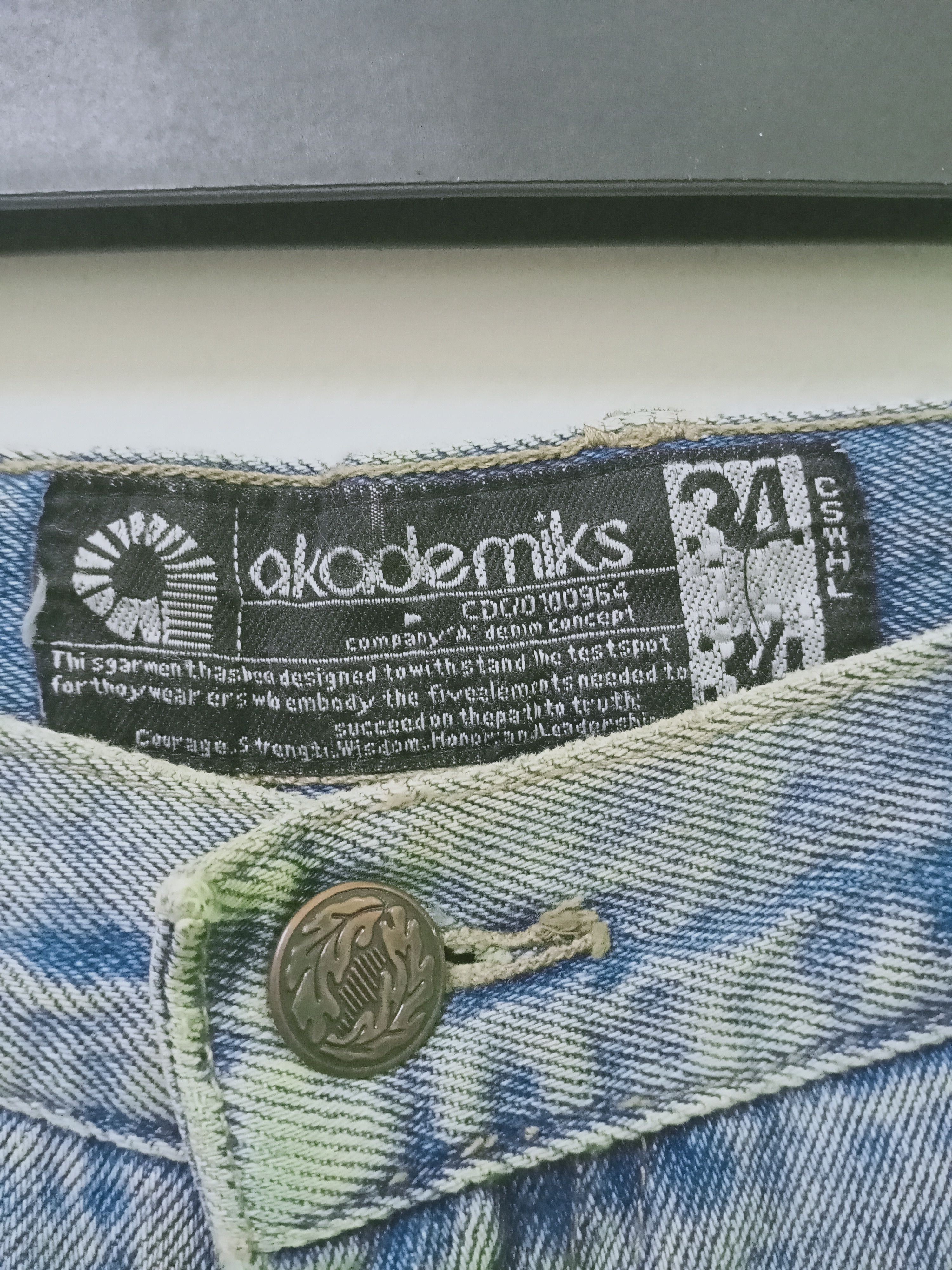 Akademiks Vintage Y2k Akademiks Patchwork Baggy Jean Size US 34 / EU 50 - 13 Thumbnail