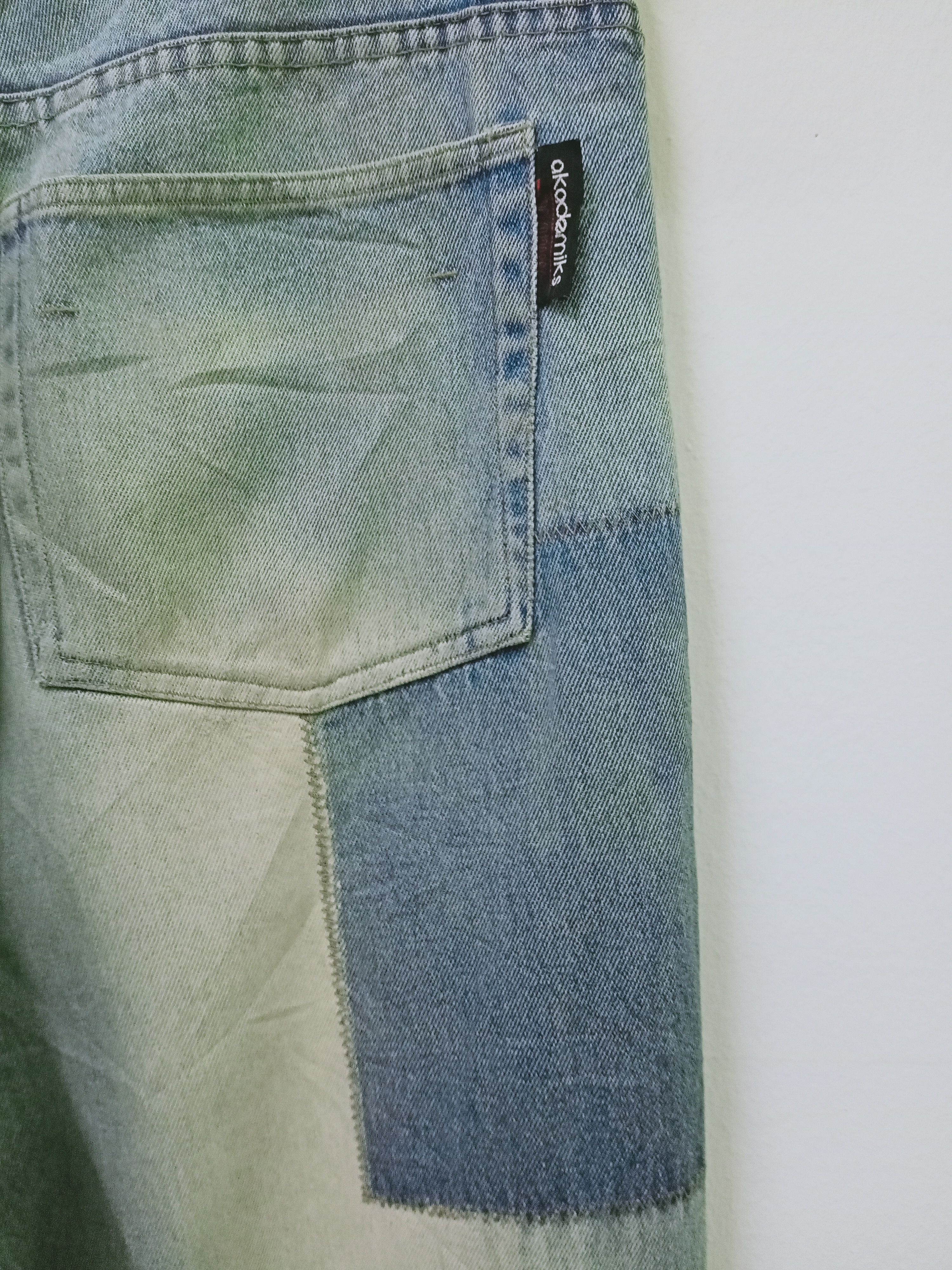 Akademiks Vintage Y2k Akademiks Patchwork Baggy Jean Size US 34 / EU 50 - 17 Thumbnail
