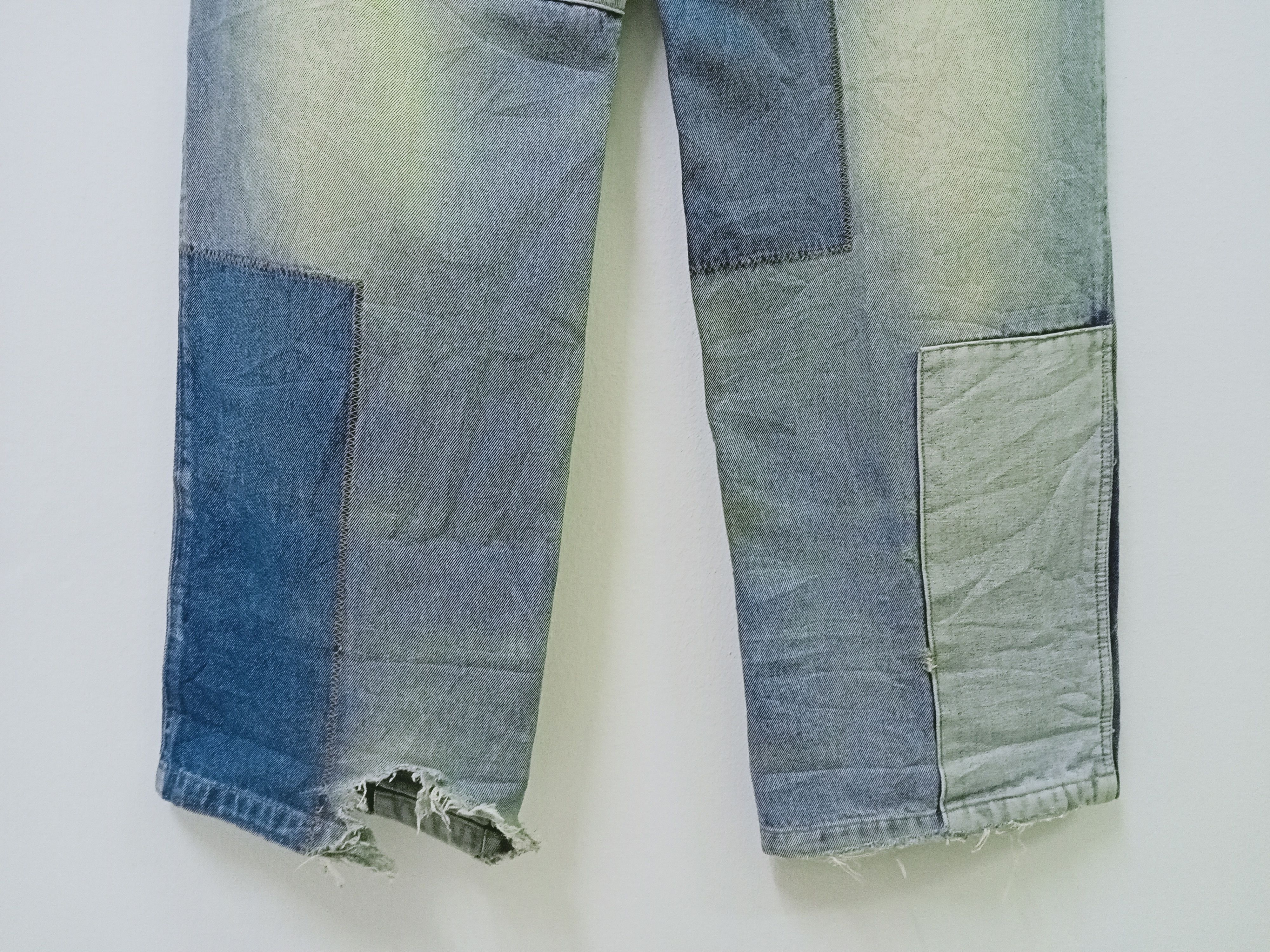 Akademiks Vintage Y2k Akademiks Patchwork Baggy Jean Size US 34 / EU 50 - 19 Thumbnail