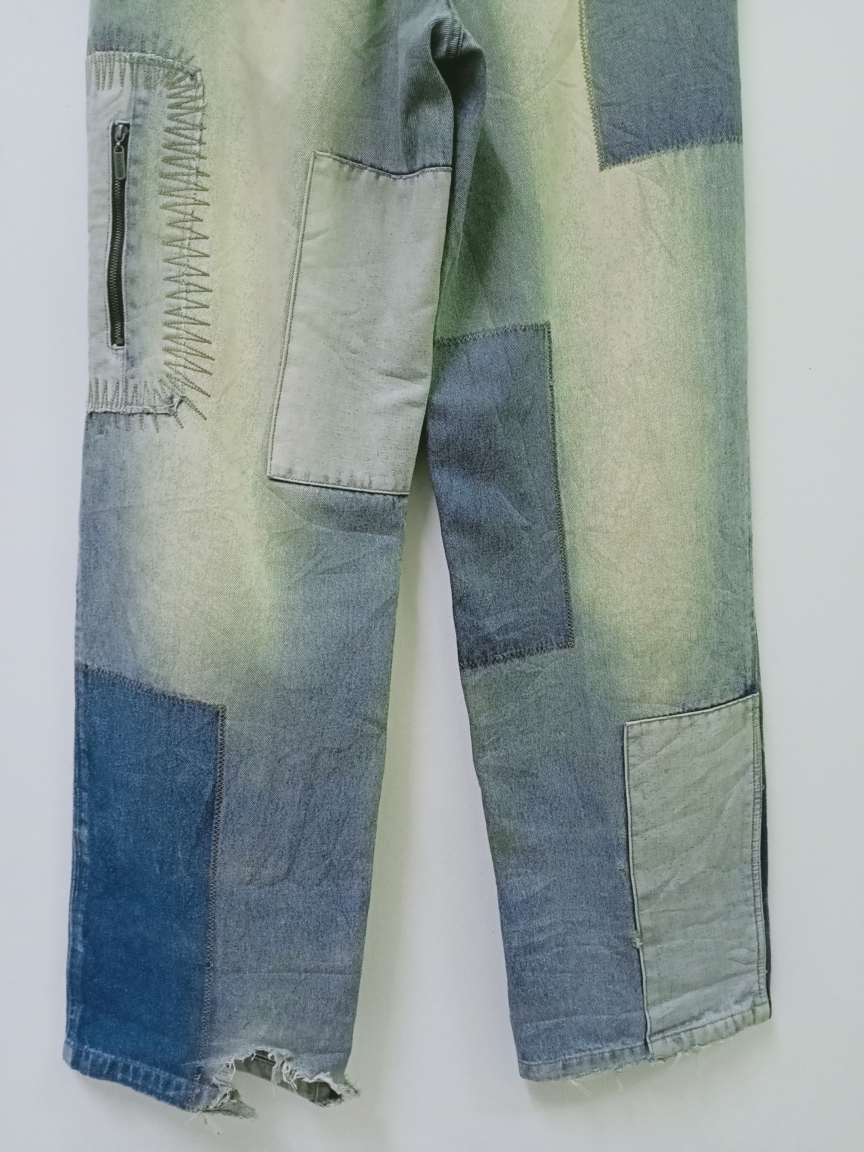 Akademiks Vintage Y2k Akademiks Patchwork Baggy Jean Size US 34 / EU 50 - 15 Thumbnail