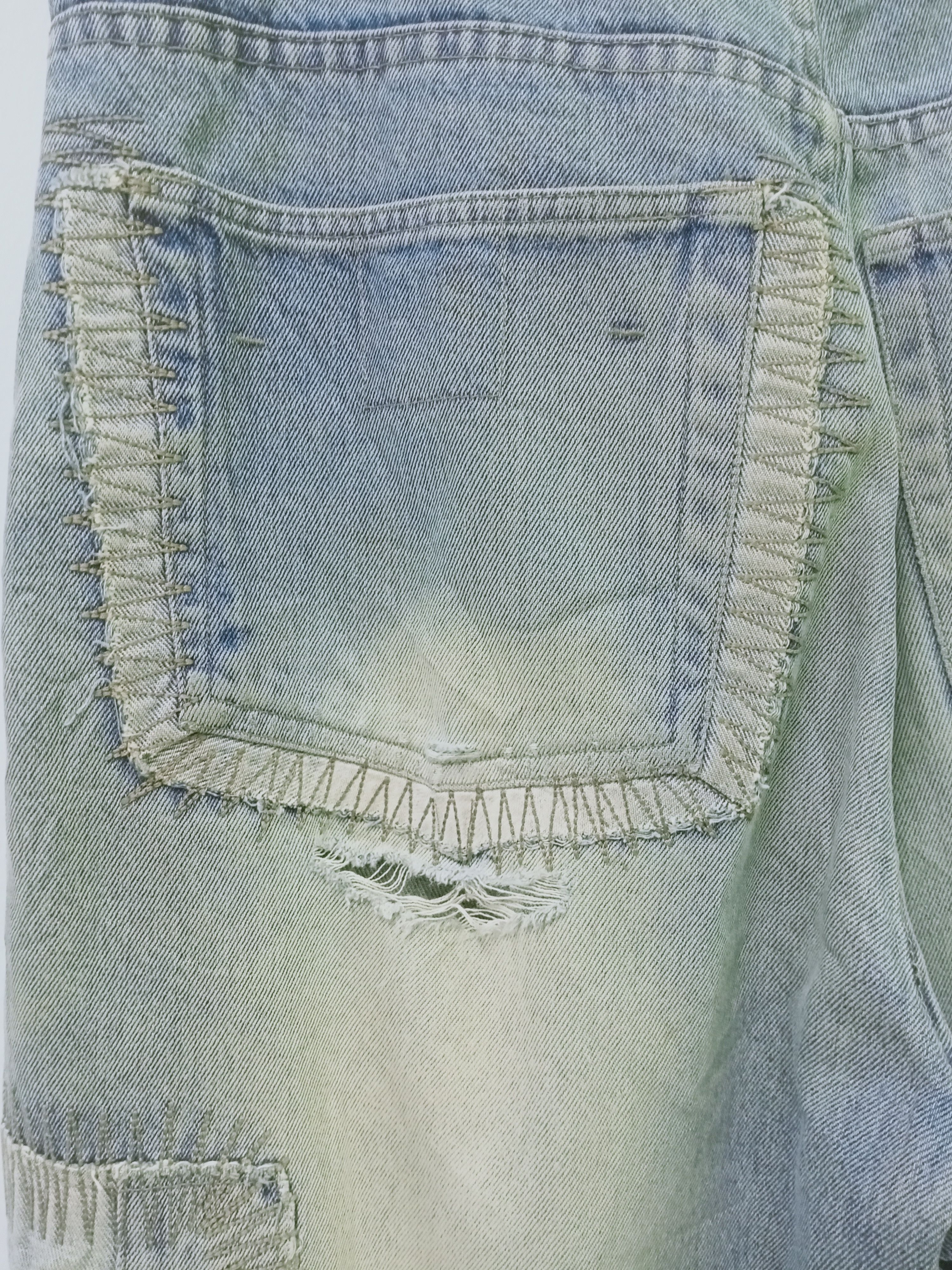 Akademiks Vintage Y2k Akademiks Patchwork Baggy Jean Size US 34 / EU 50 - 16 Thumbnail