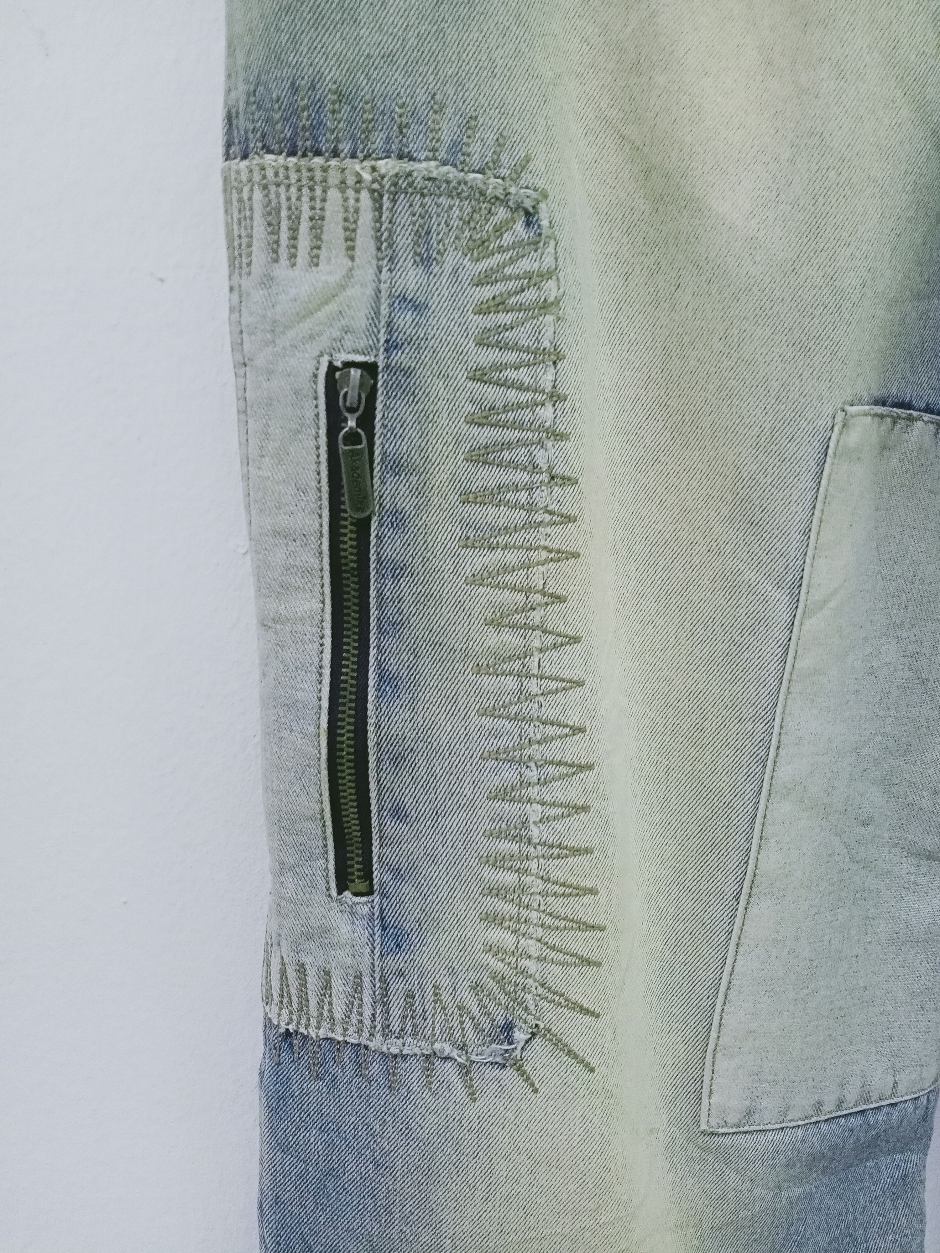 Akademiks Vintage Y2k Akademiks Patchwork Baggy Jean Size US 34 / EU 50 - 18 Thumbnail