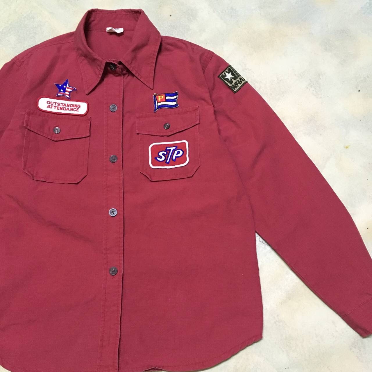 Gear for Sports Vintage Racing Button Up Shirt With Patches Size US M / EU 48-50 / 2 - 3 Thumbnail