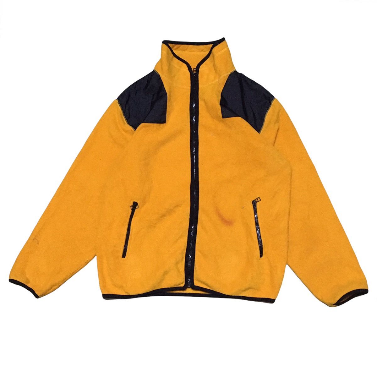 Outdoor Life Uniqlo Fleece Jacket Sweater For Outdoor Mustard Colour