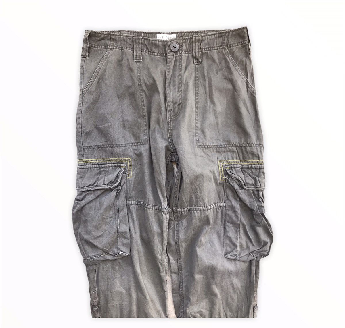 Japanese Brand Japanese Brand REAL CRUSH Tactical Multipocket Cargo Pant Size US 33 - 2 Thumbnail