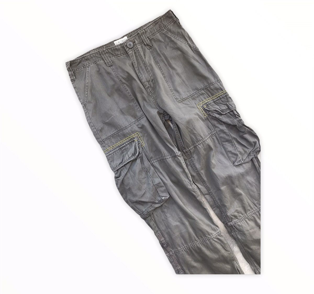 Japanese Brand Japanese Brand REAL CRUSH Tactical Multipocket Cargo Pant Size US 33 - 11 Thumbnail