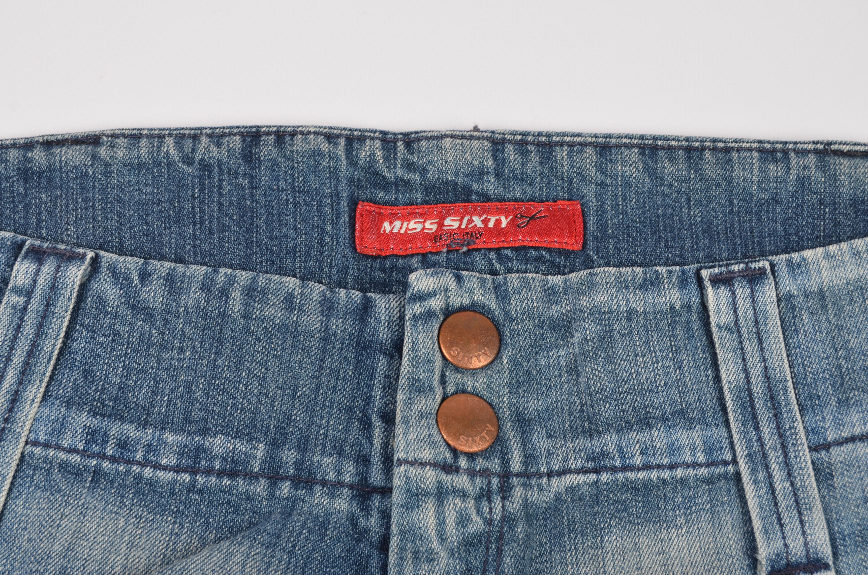 Miss Sixty Vintage Y2k Miss Sixty Pocket Jeans Size 28" / US 6 / IT 42 - 4 Thumbnail