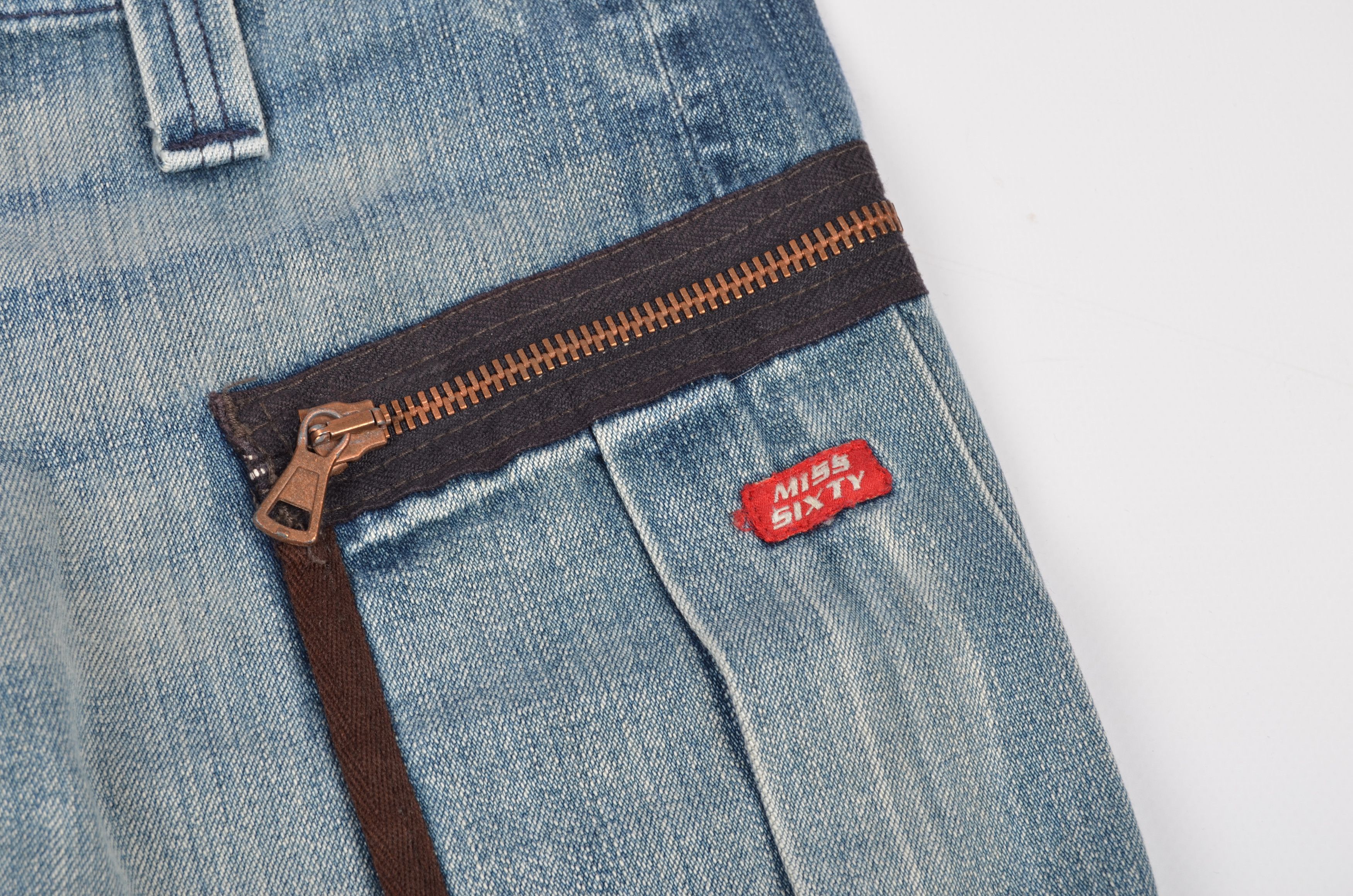 Miss Sixty Vintage Y2k Miss Sixty Pocket Jeans Size 28" / US 6 / IT 42 - 3 Thumbnail