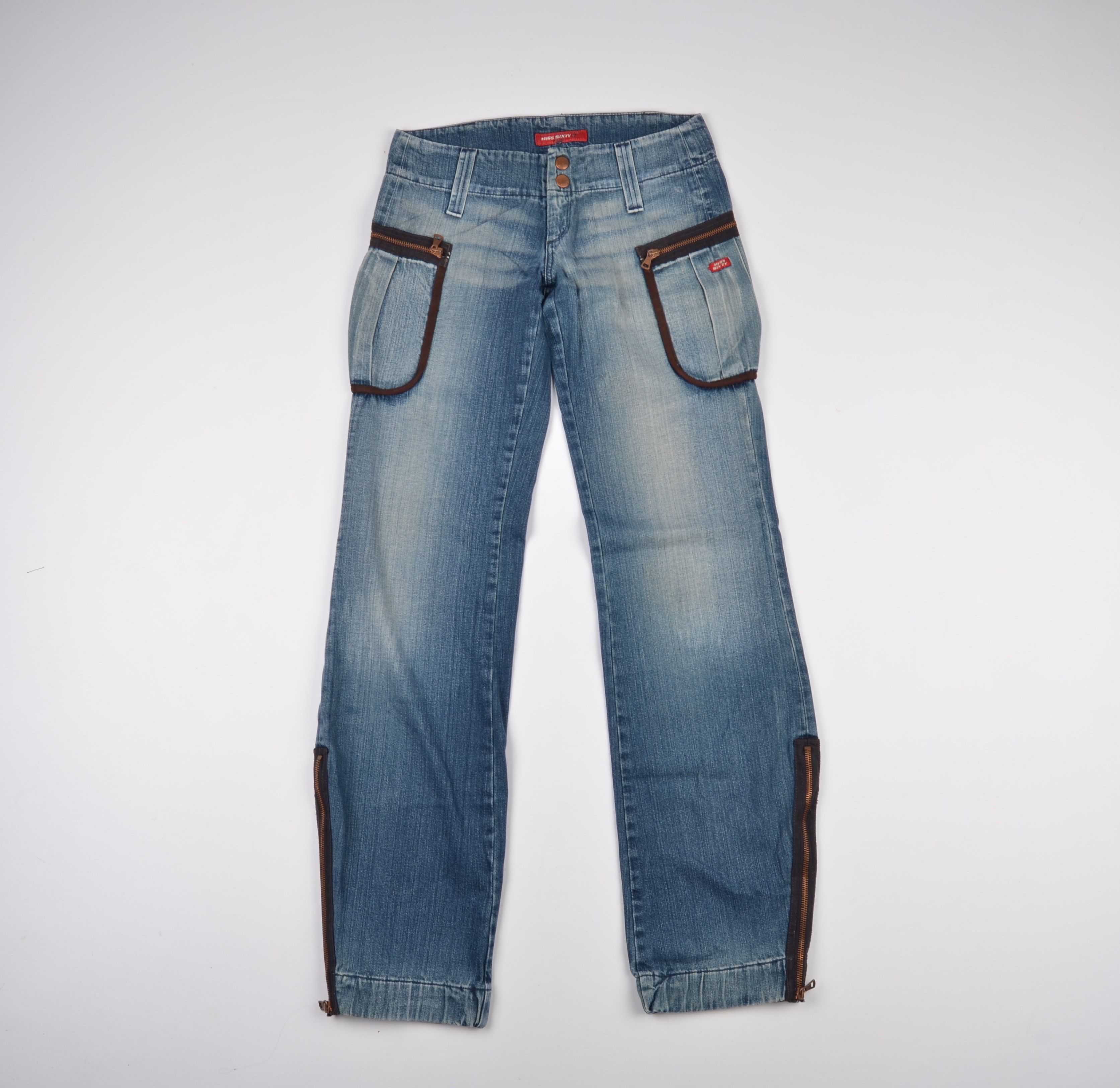 Miss Sixty Vintage Y2k Miss Sixty Pocket Jeans Size 28" / US 6 / IT 42 - 1 Thumbnail
