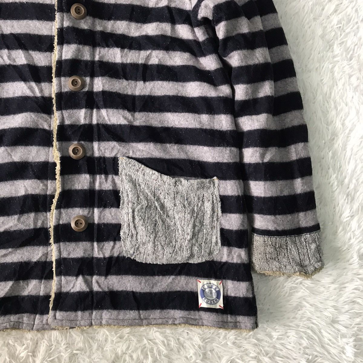 Japanese Brand Cube Sugar Fleece Furry Like Jacket Hoodie Size US M / EU 48-50 / 2 - 17 Thumbnail
