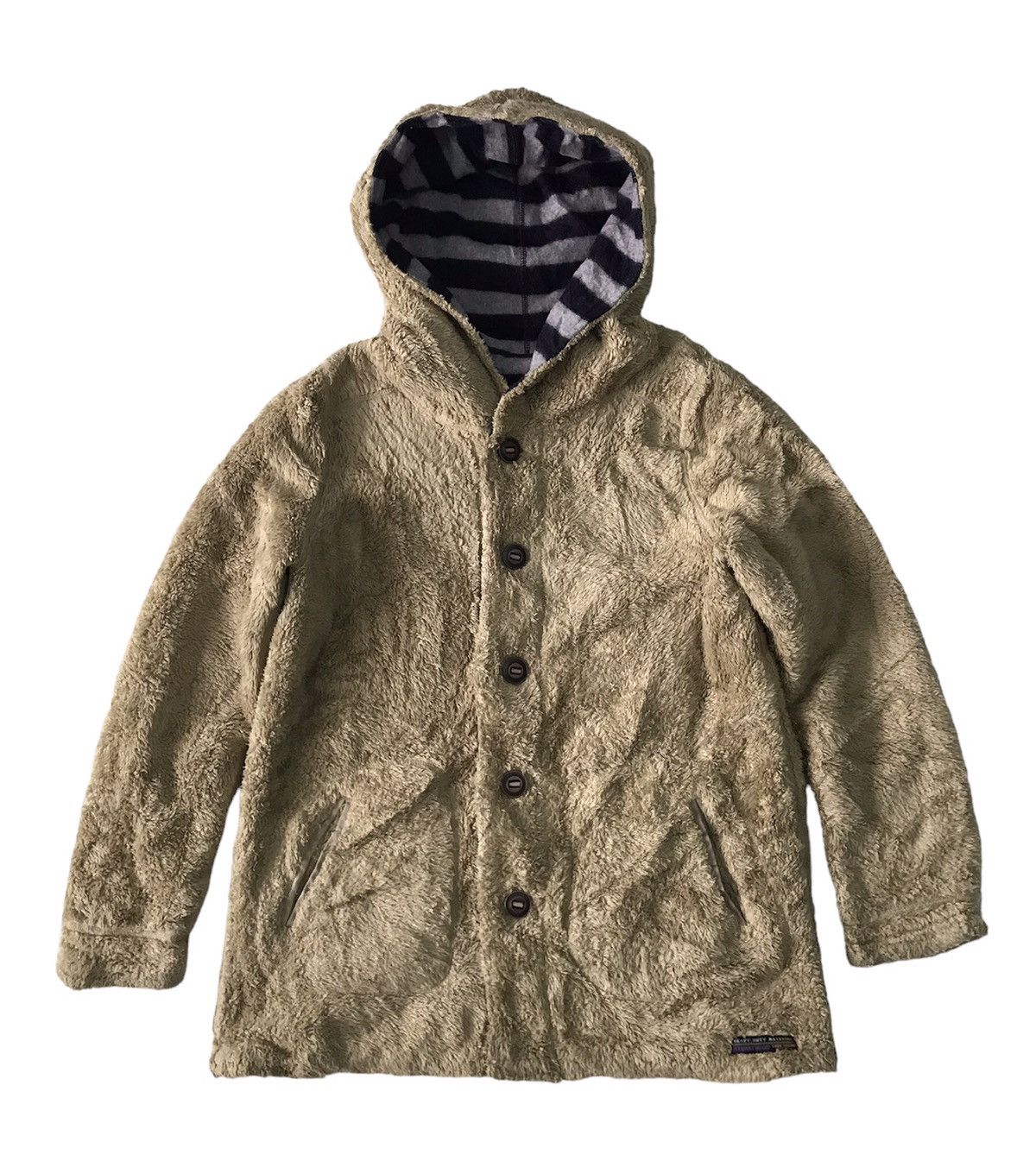 Japanese Brand Cube Sugar Fleece Furry Like Jacket Hoodie Size US M / EU 48-50 / 2 - 1 Thumbnail