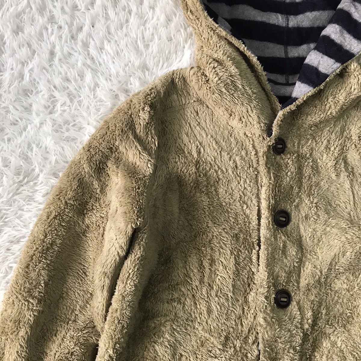 Japanese Brand Cube Sugar Fleece Furry Like Jacket Hoodie Size US M / EU 48-50 / 2 - 8 Thumbnail