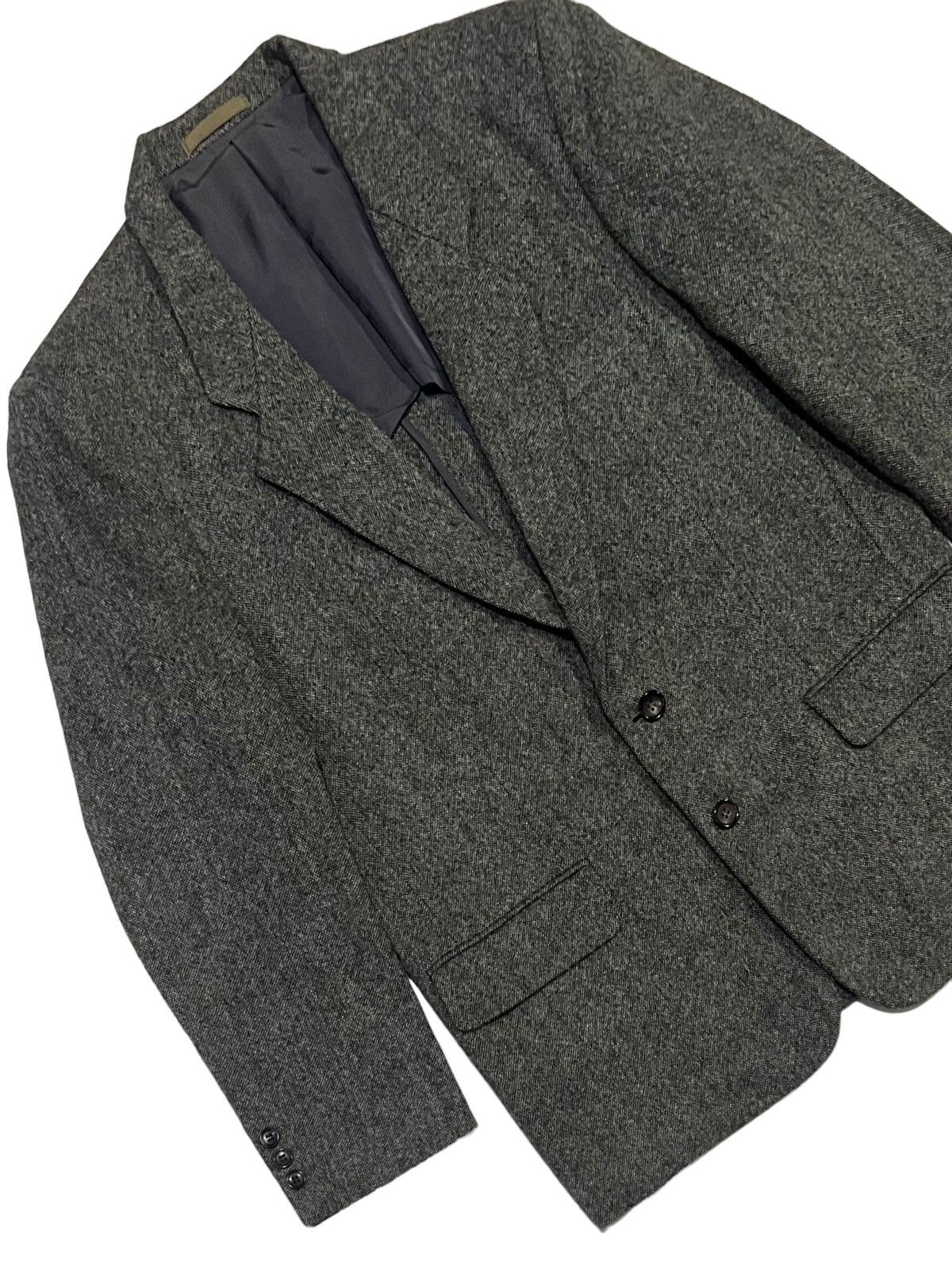 CDG by Comme des Garcons × Comme des Garcons × Comme des Garcons Homme Plus VTG COMME DES GARÇONS HOMME TWEED HAIRY BOILED WOOL COATS Size US M / EU 48-50 / 2 - 9 Thumbnail