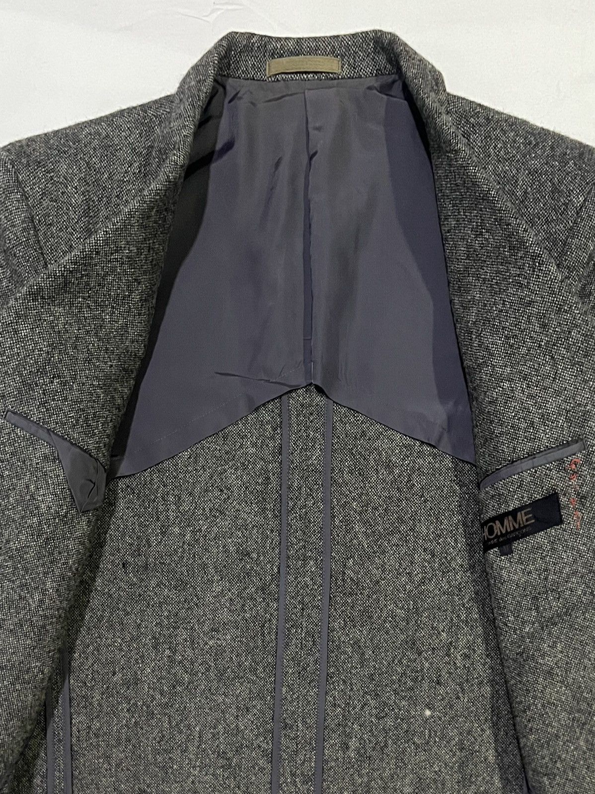 CDG by Comme des Garcons × Comme des Garcons × Comme des Garcons Homme Plus VTG COMME DES GARÇONS HOMME TWEED HAIRY BOILED WOOL COATS Size US M / EU 48-50 / 2 - 16 Thumbnail